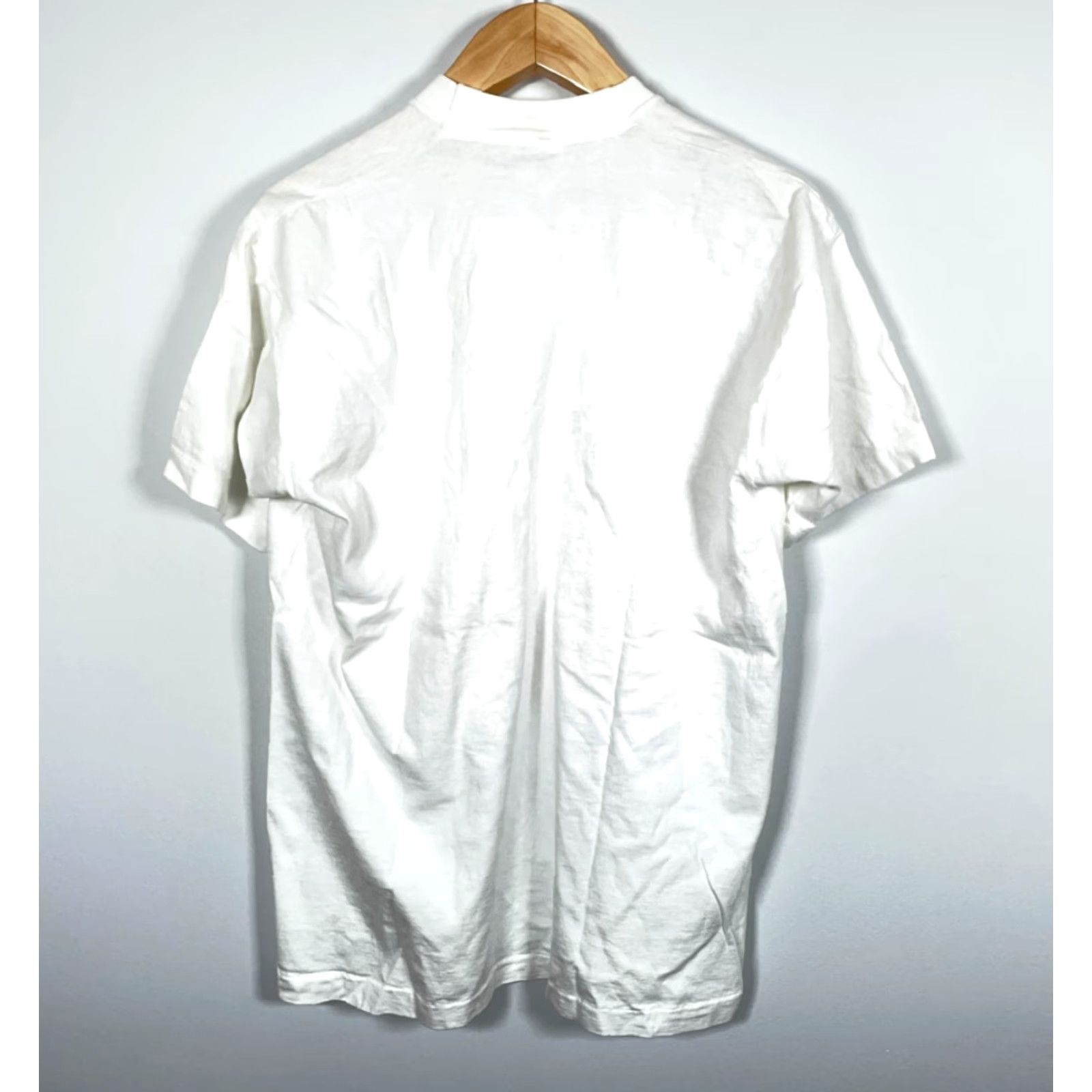 Fruit Of The Loom VINTAGE Mayfest T-Shirt Men Adult Large White 90s Hippie Boho Fruit of the Loom Graphic Print Crew Neck Short Sleeve Single Stitch 100% Cotton Size US L / EU 52-54 / 3 - 2 Thumbnail