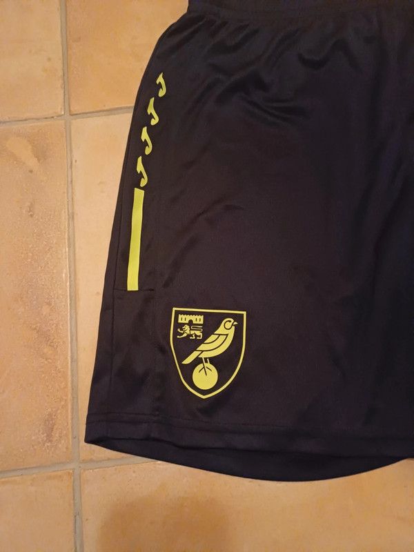 Joma Joma Norwich City sports shorts Size US 32 / EU 48 - 3 Thumbnail