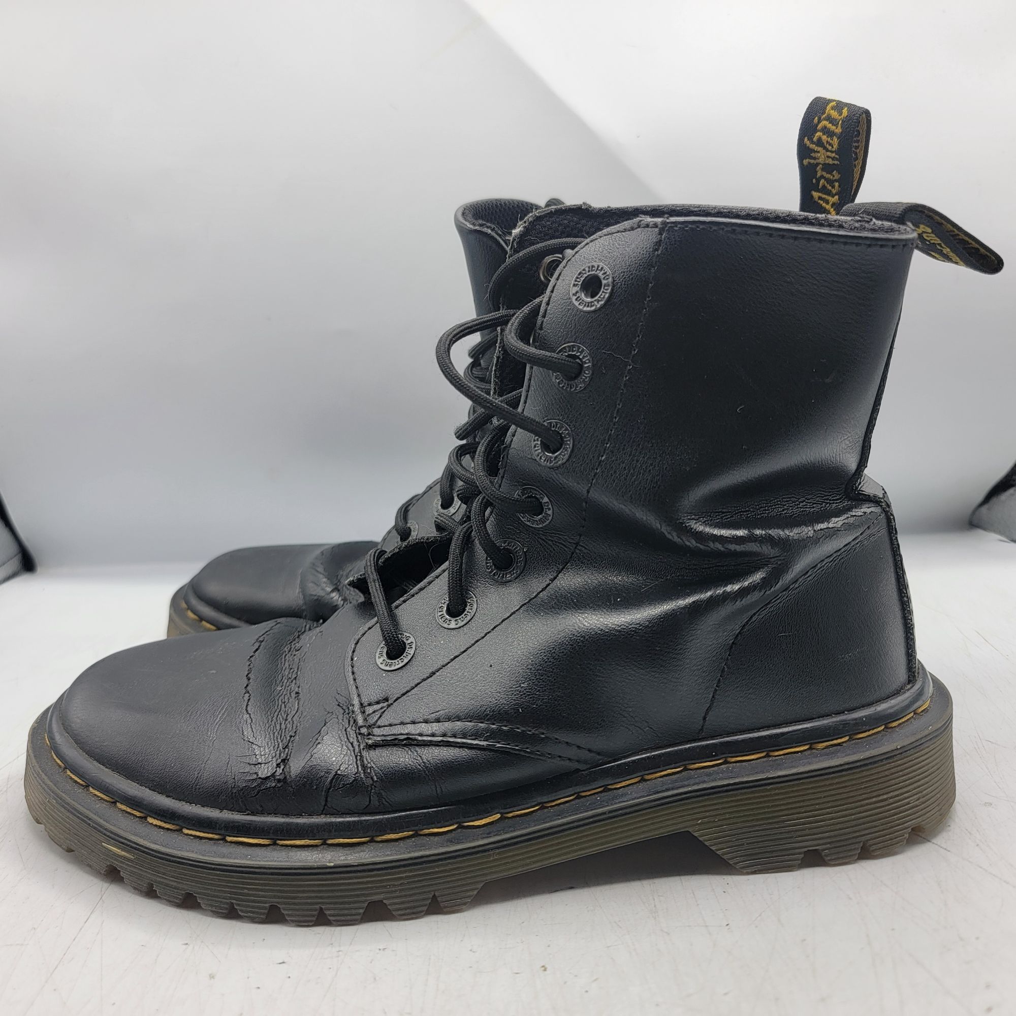 Dr. Martens Dr. Martens Luana Womens 6 Black Boots Rave Party Casual Out Size US 6 / IT 36 - 13 Thumbnail