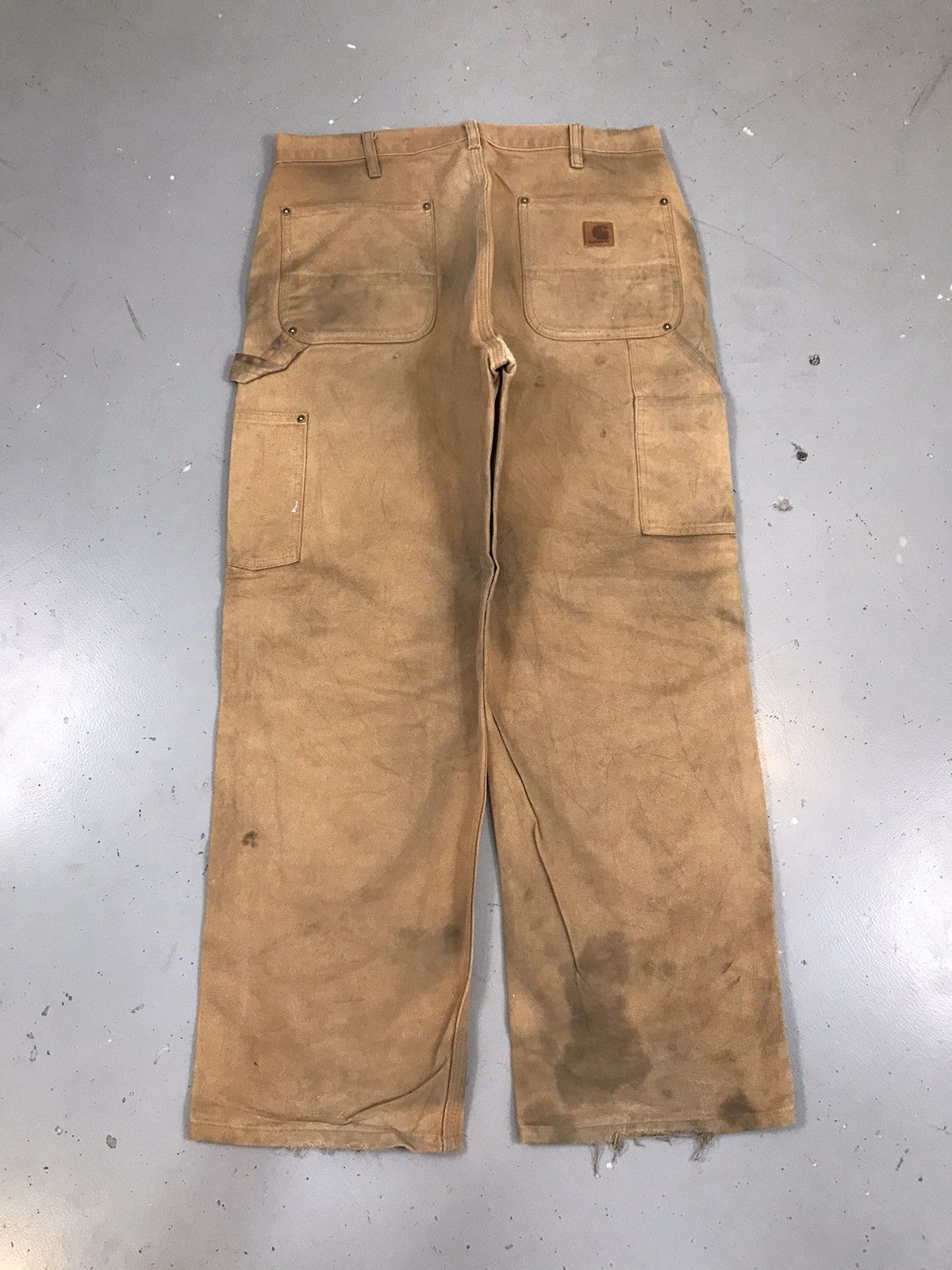 Carhartt × Vintage Vintage Carhartt B136 BRN double knee denim Size US 34 / EU 50 - 2 Thumbnail
