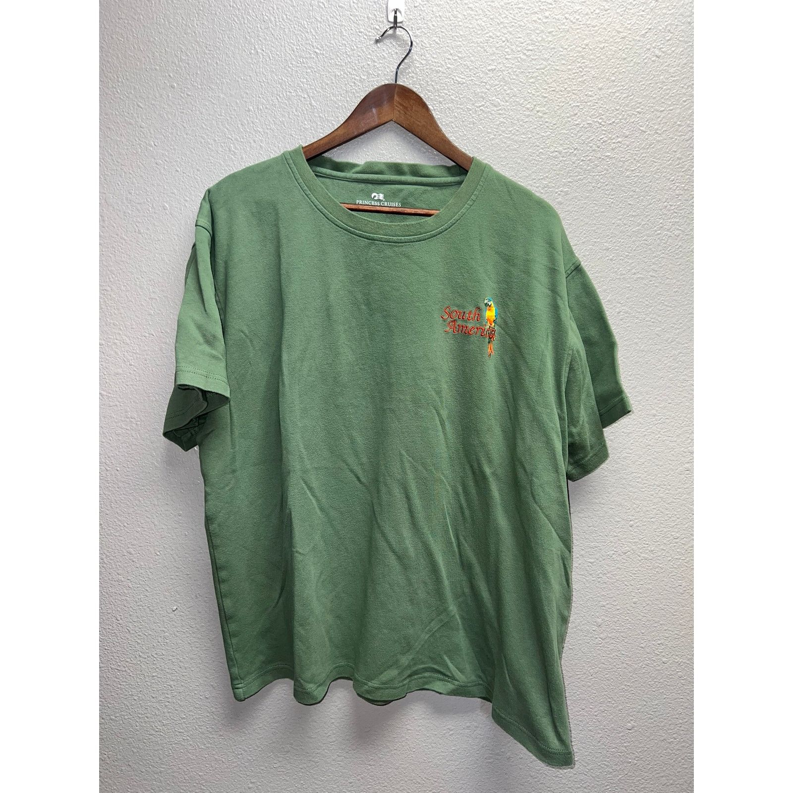 Vintage Princess Cruises Parrot Shirt South America Bird Tee 2XL XXL Size US XXL / EU 58 / 5 - 2 Thumbnail