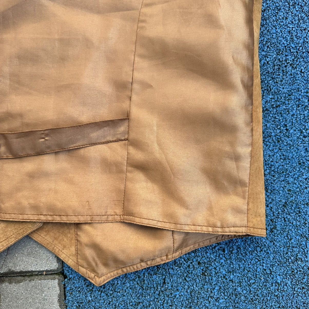 Japanese Brand × Leather Vintage Frontier Leather Vest Old Money Y2K 00s USA Size US L / EU 52-54 / 3 - 8 Thumbnail