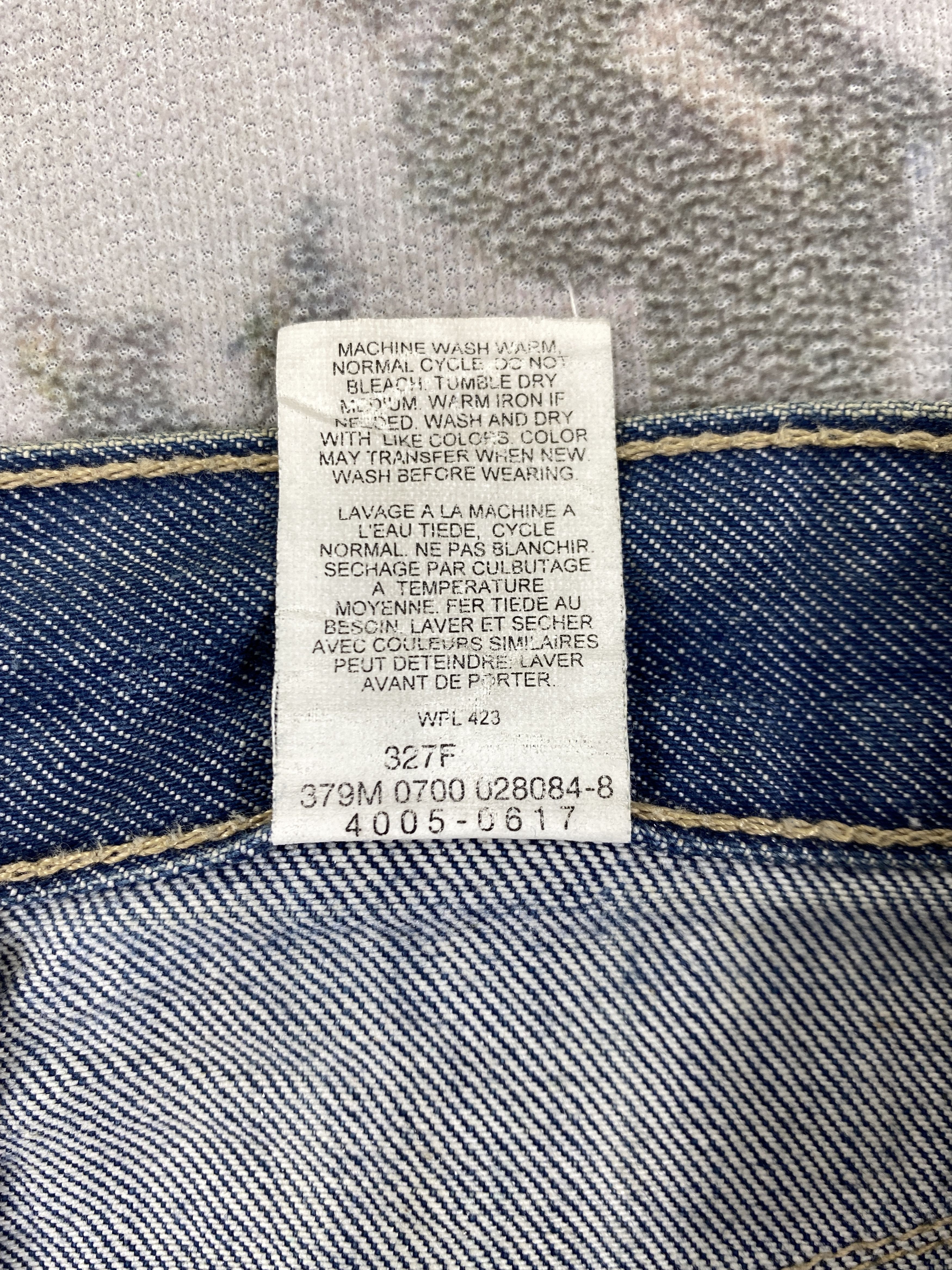 If Six Was Nine Blue Vintage Levi's Engineer Jeans 31x27.5 Denim -JN2109 Size US 31 - 10 Thumbnail