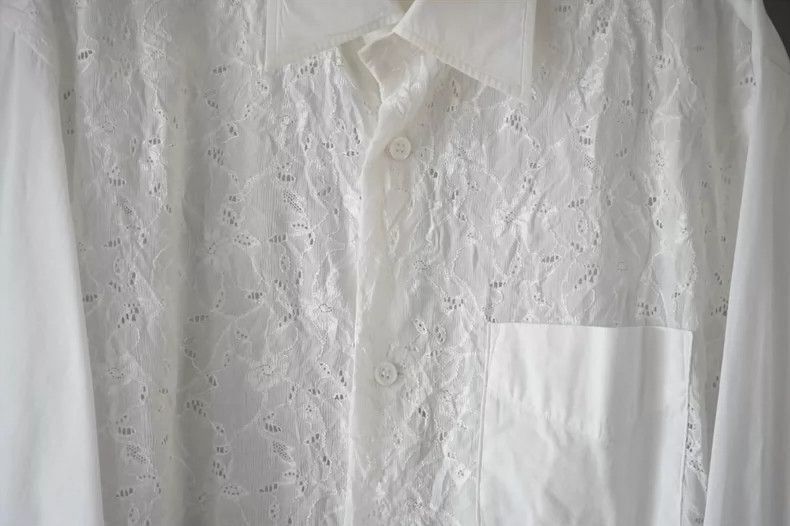 Yohji Yamamoto Yohji Yamamoto Yohji Yamamoto Long Sleeve Shirt with Patte Size US L / EU 52-54 / 3 - 3 Thumbnail