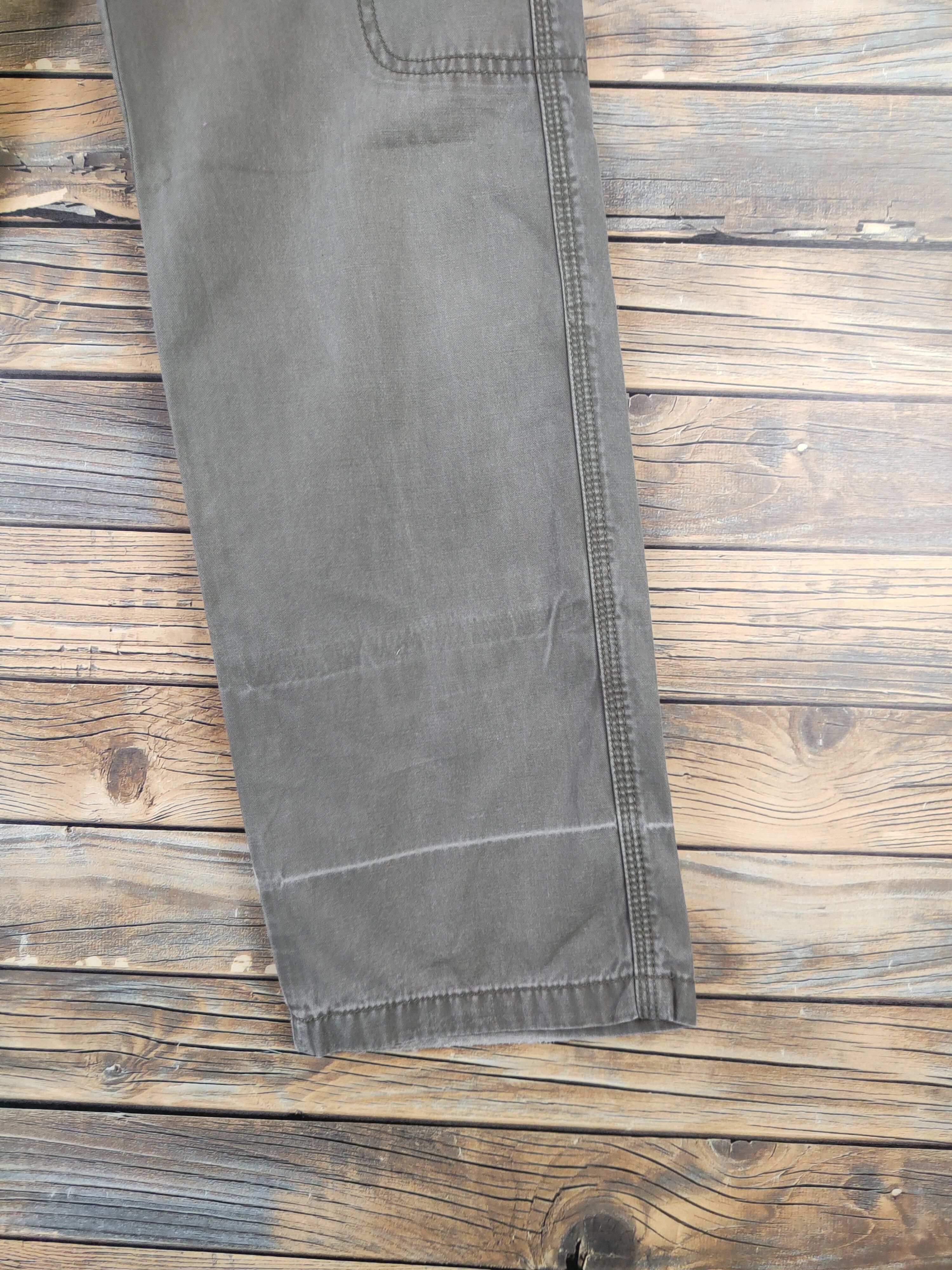 Japanese Brand DL Uniqlo Olive Multipocket Tactical Cargo Pants #508 Size US 26 / EU 42 - 6 Thumbnail
