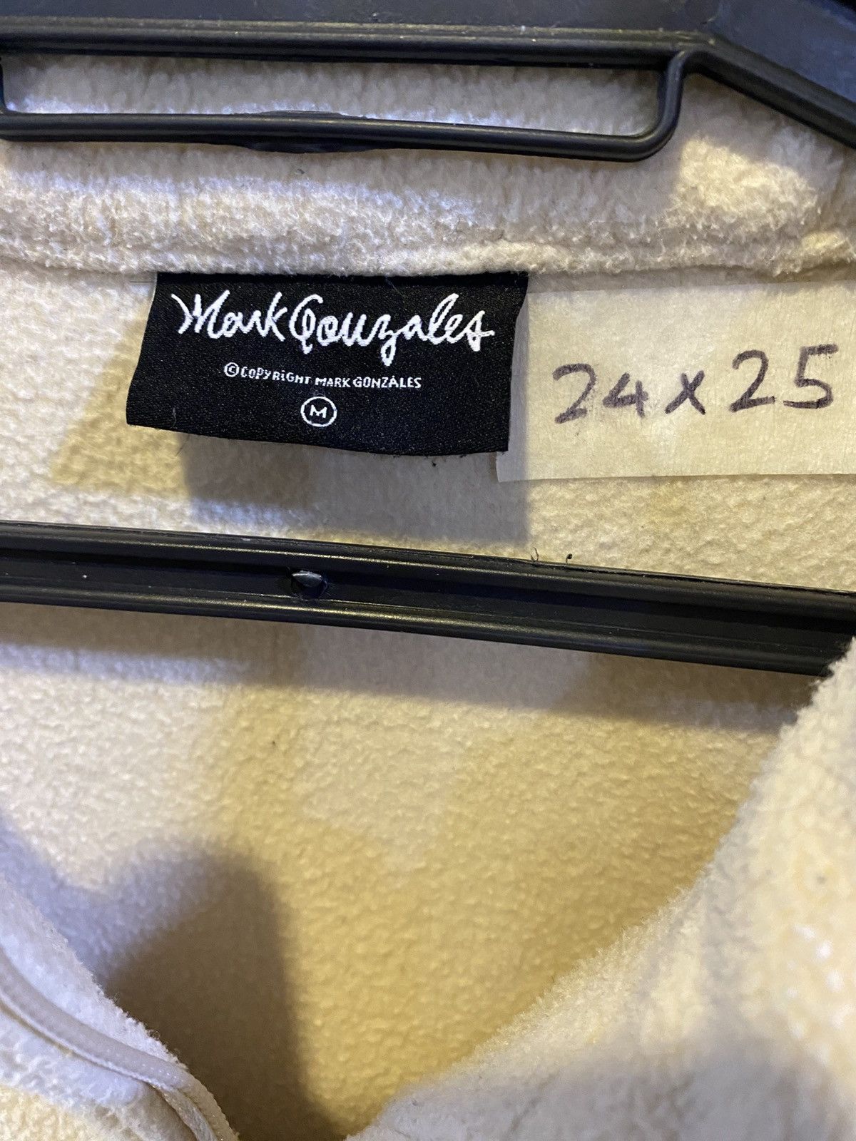 Other Mark Gonzales Cream Fleece Zip Jacket Size M Size US M / EU 48-50 / 2 - 8 Thumbnail