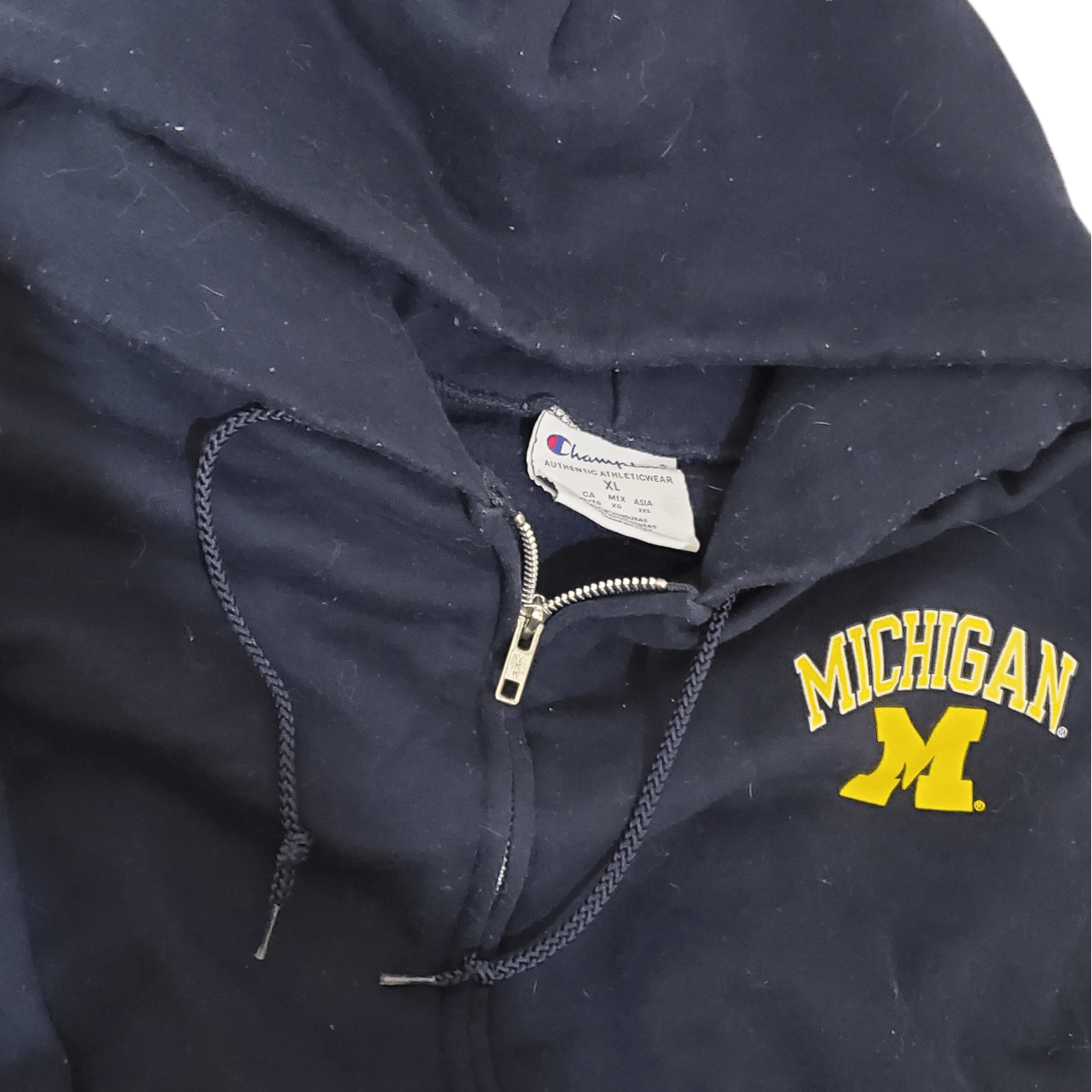 NCAA Vintage Michigan Wolverines Zip Up Jacket Size US L / EU 52-54 / 3 - 3 Thumbnail