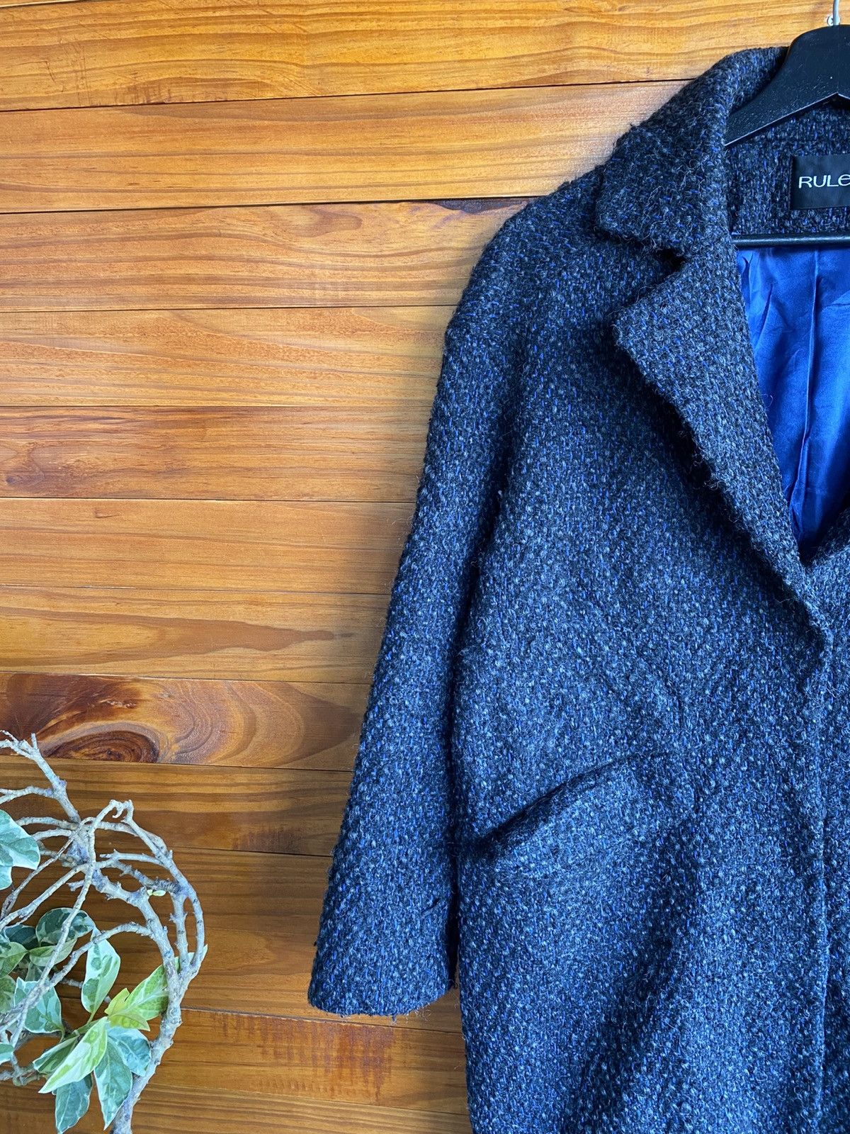 Japanese Brand RULE Wool Blend Textured Overcoat – Japanese Brand Classic Size S / US 4 / IT 40 - 9 Thumbnail