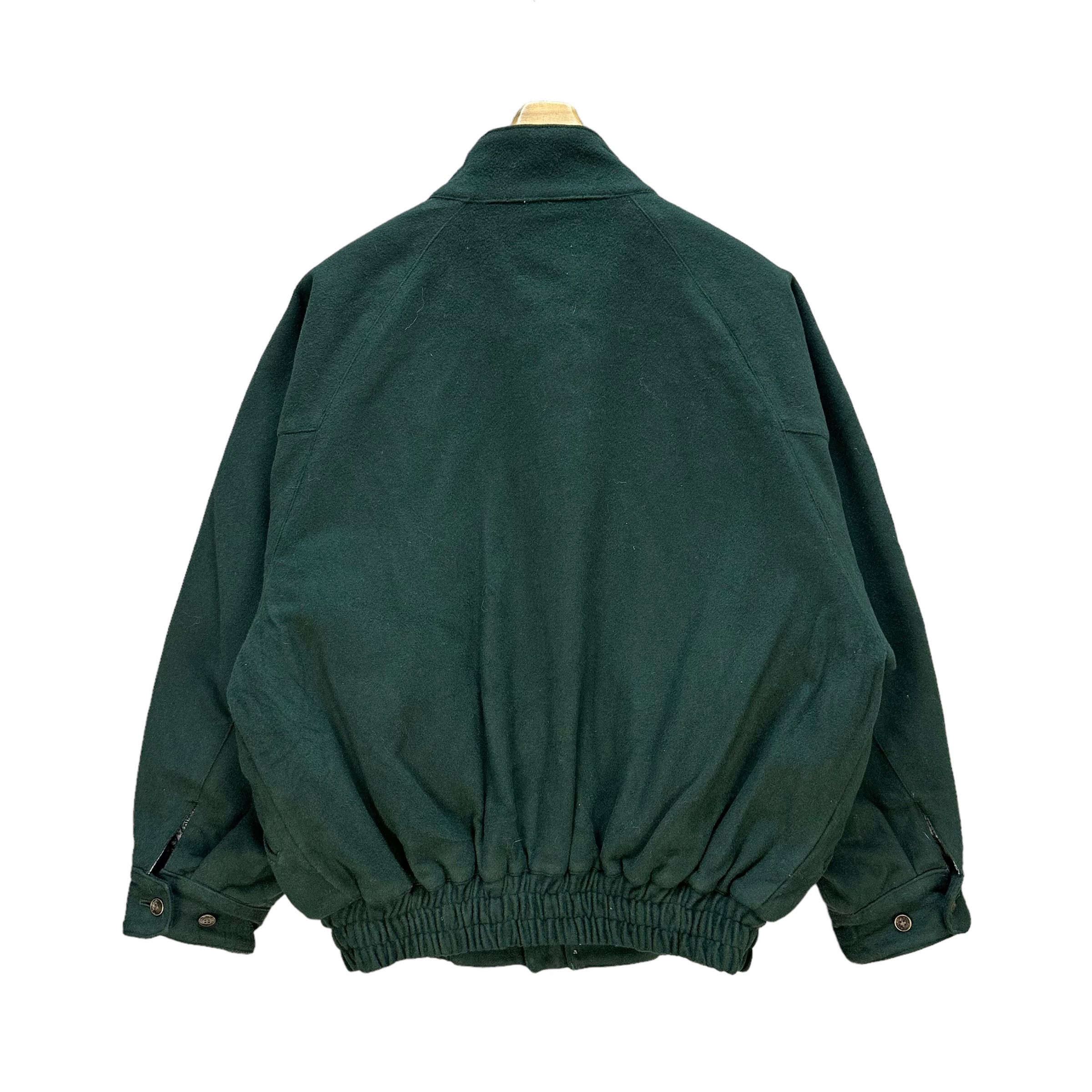 Lancel LANCEL Paris Embroidery Logo Green Wool Jacket #A46-1085 Size US M / EU 48-50 / 2 - 13 Thumbnail