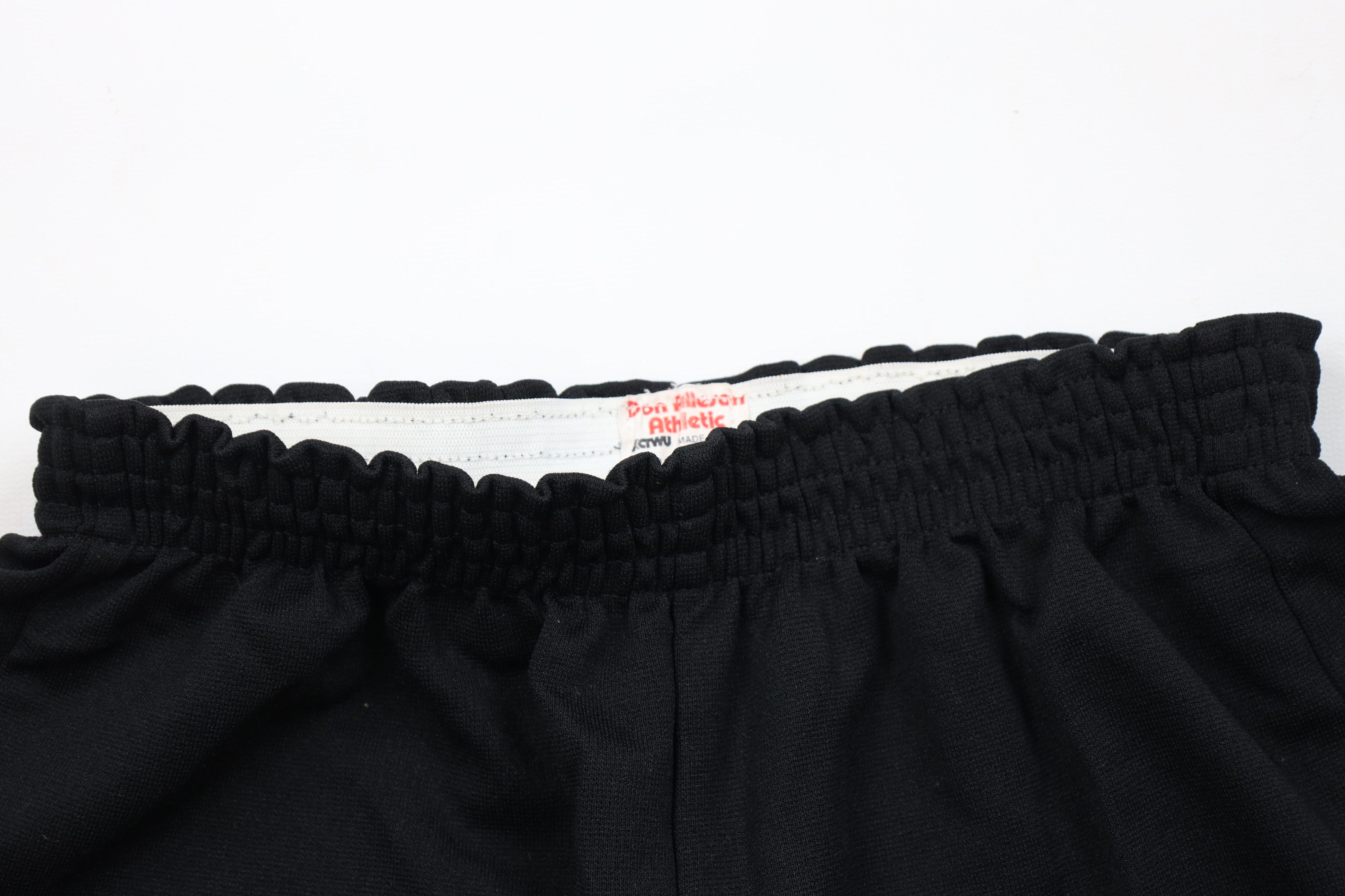 Vintage Vintage 70s Streetwear Jogging Soccer Shorts Black Knit USA Size US 32 / EU 48 - 2 Thumbnail