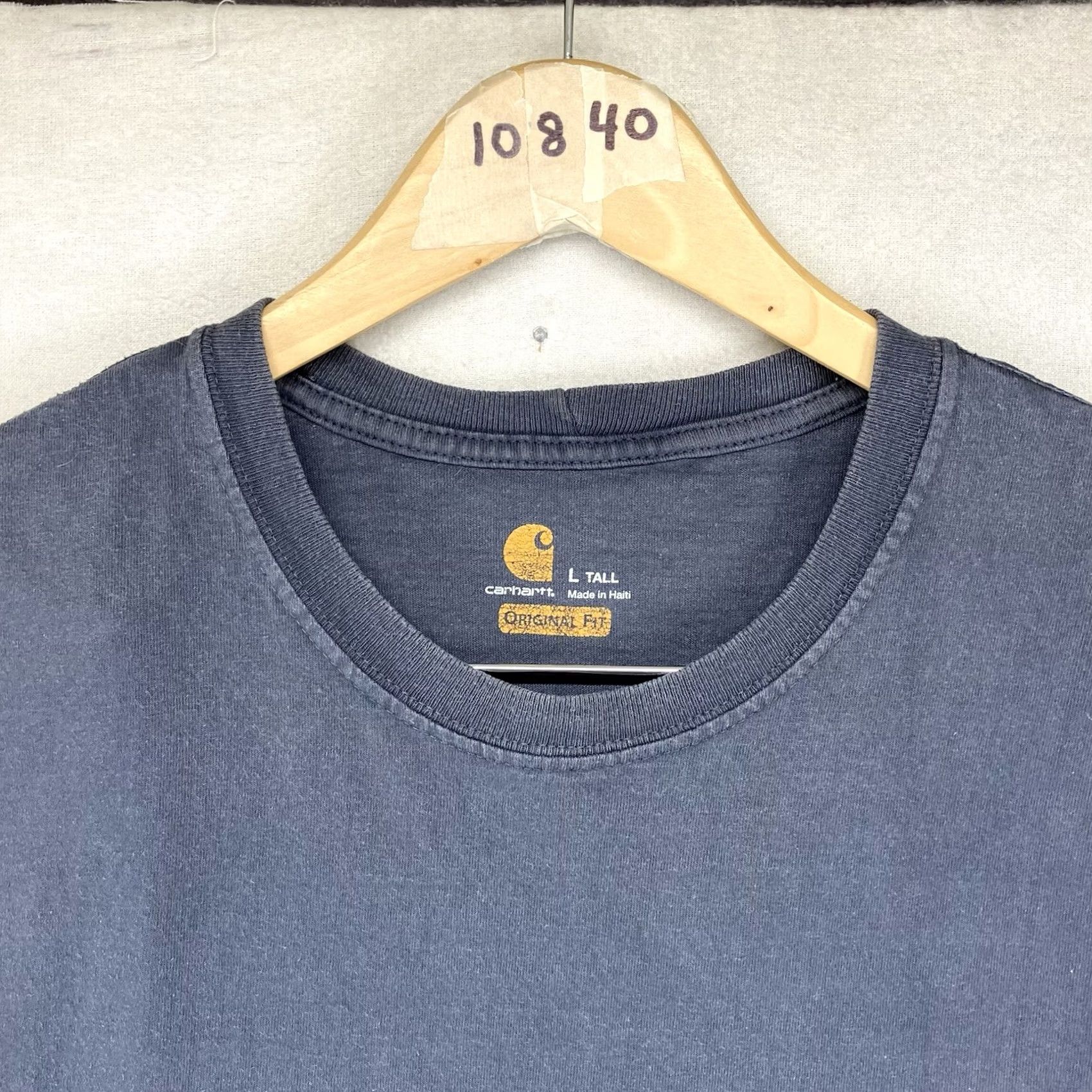 Carhartt VINTAGE Carhartt Shirt Adult Large TALL Moonstone Crew Neck Heavy Cotton 2016 Mens Size US L / EU 52-54 / 3 - 5 Thumbnail