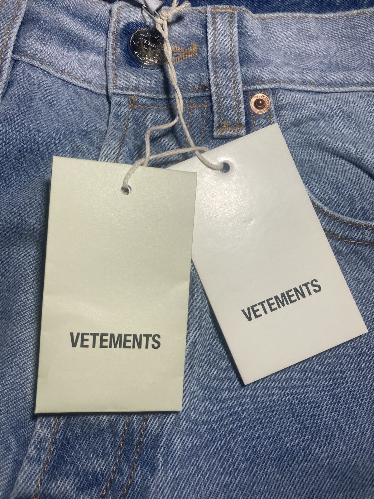 Vetements New Vetements Extended Leg Flare Distressed Double Seam Wash Size US 30 / EU 46 - 10 Thumbnail
