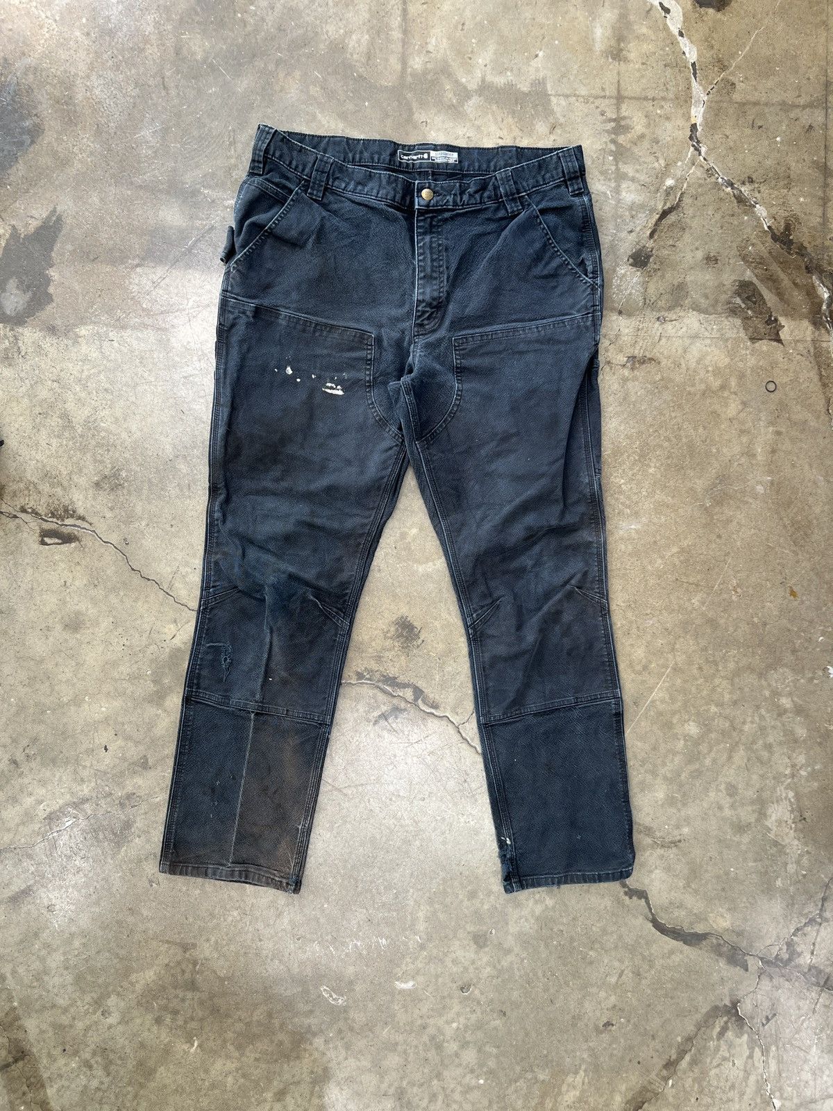 Carhartt Carhartt Carpenter Denim Paint Distressed Sz. 38 Size US 38 / EU 54 - 5 Thumbnail