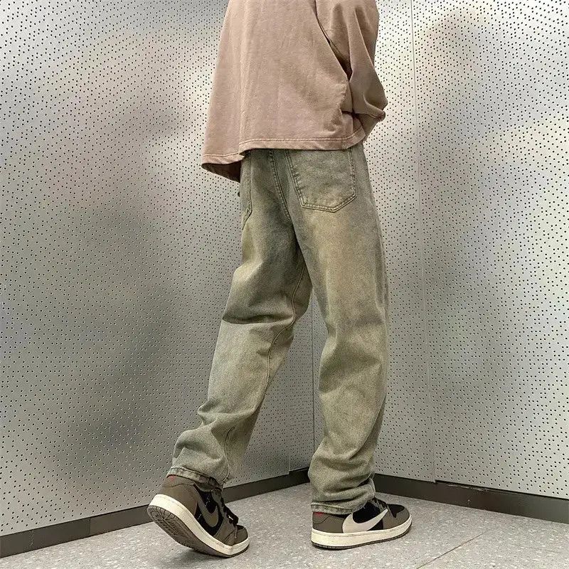 Japanese Brand Retro embroidered loose leg jeans Size US 32 / EU 48 - 6 Thumbnail