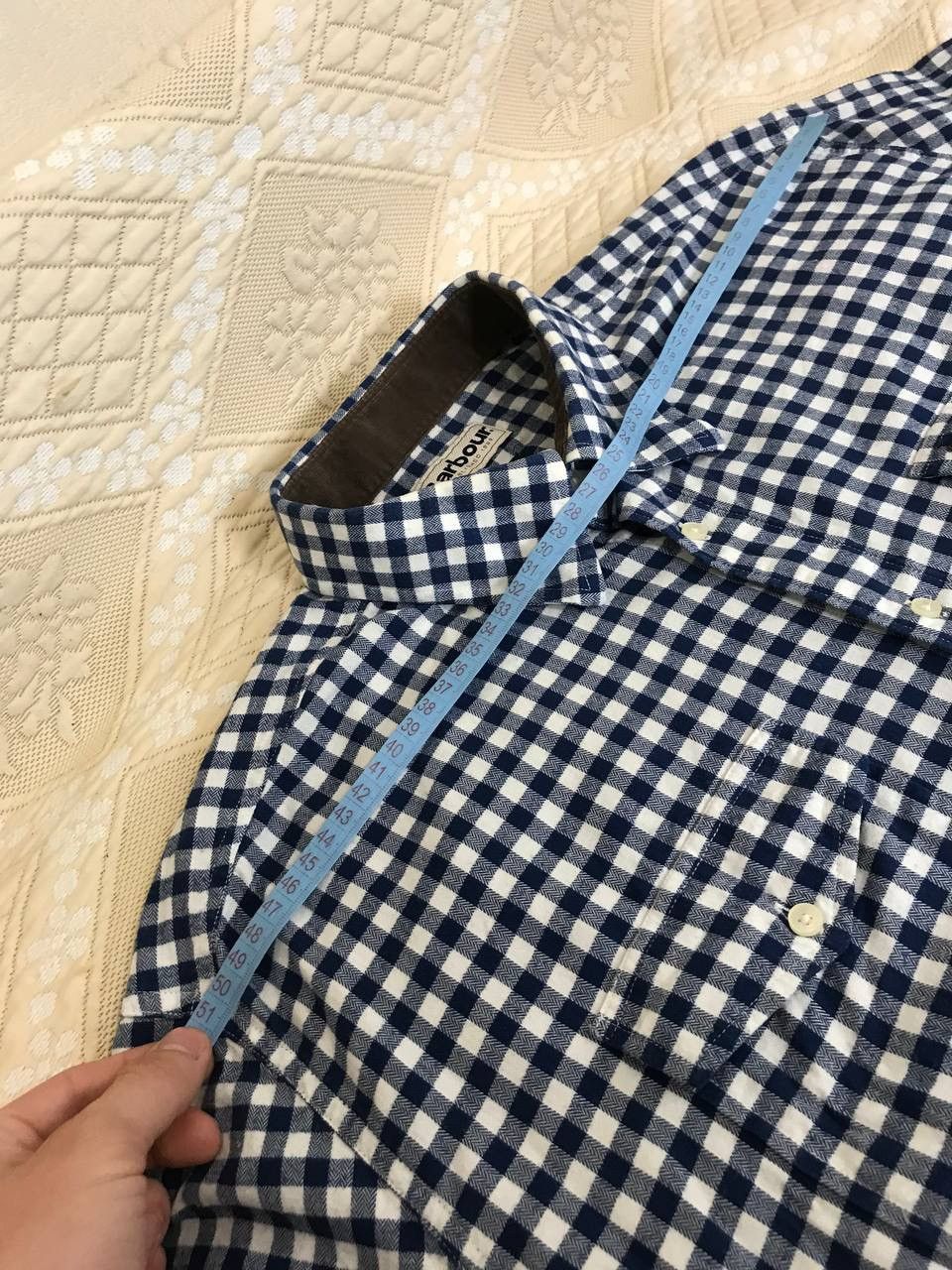 Barbour × Vintage 🔥 Barbour Long Sleeve Button Shirt Regular Fit Novacheck Size US XL / EU 56 / 4 - 9 Thumbnail