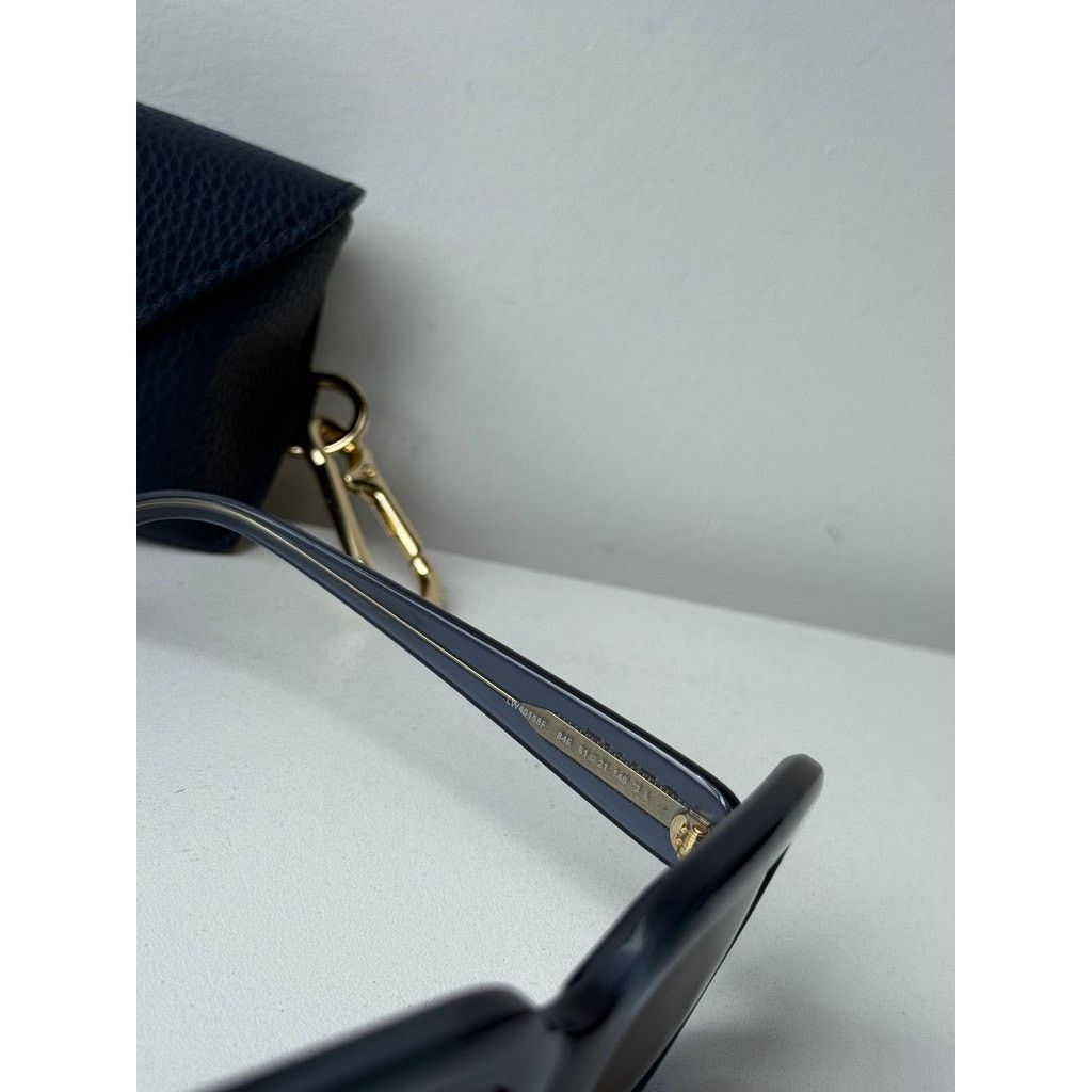 Loewe NEW Loewe LW40158F Rectangular Sunglasses in Blue Size ONE SIZE - 6 Thumbnail