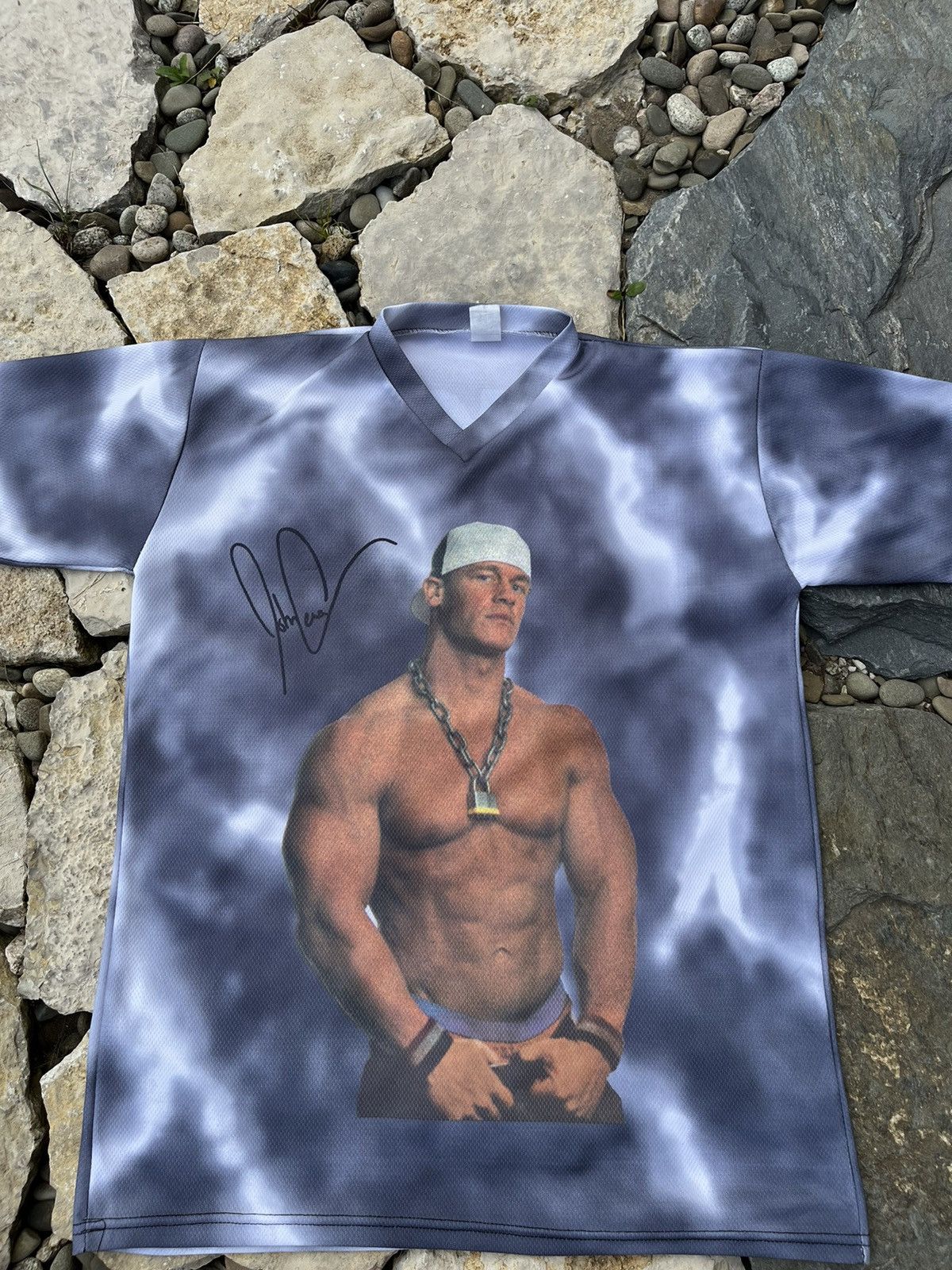 Vintage × WWE × WWF Vintage John Cena tshirt full print tee y2k jersey signature Size US M / EU 48-50 / 2 - 4 Thumbnail