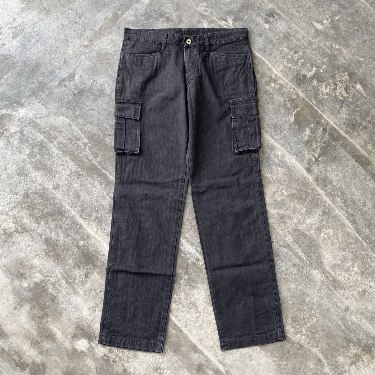 Designer × If Six Was Nine × Japanese Brand Rough Trade Japanese Cargo Black Utility Multipocket Size US 33 - 1 Thumbnail