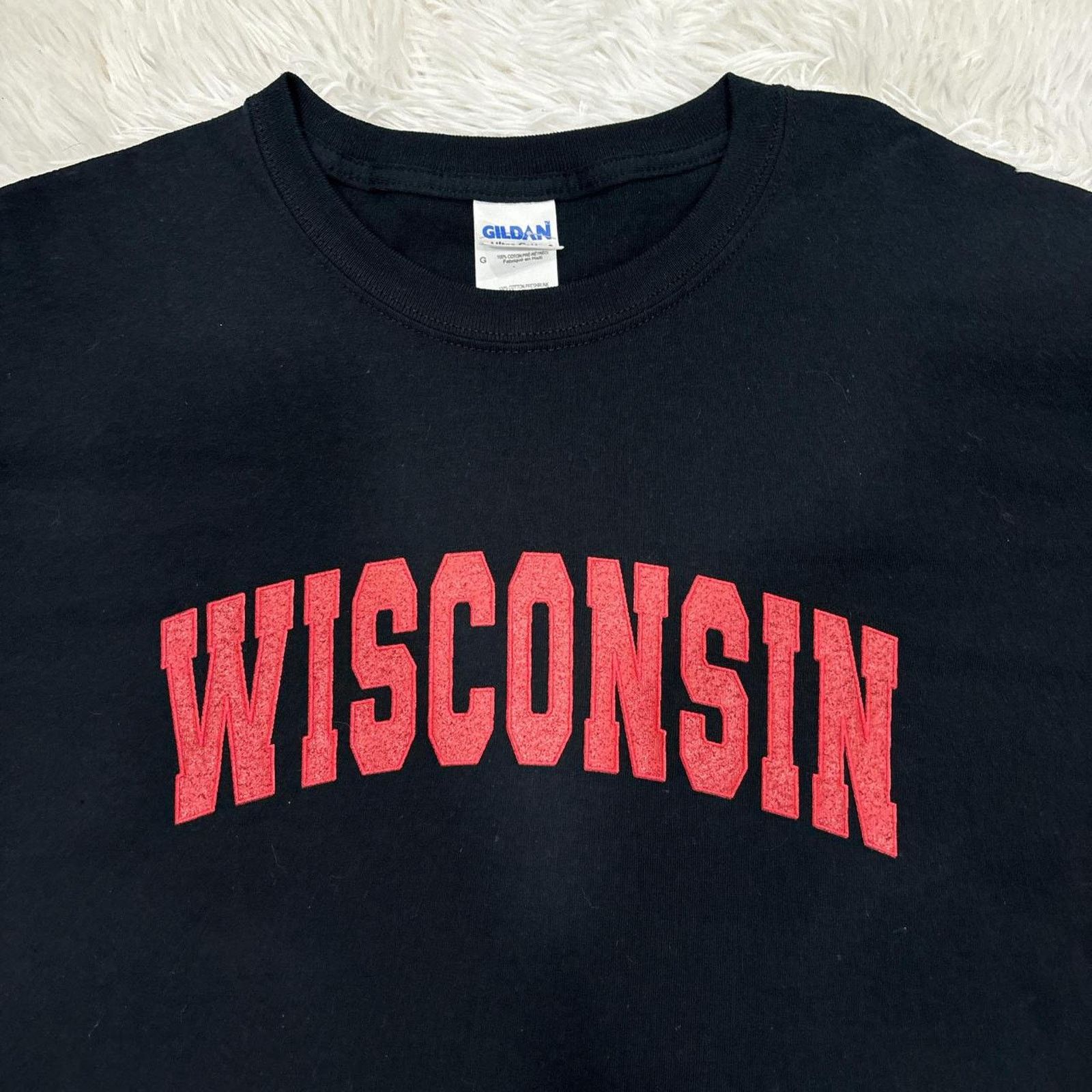 Gildan Wisconsin badgers tshirt Size US L / EU 52-54 / 3 - 2 Thumbnail