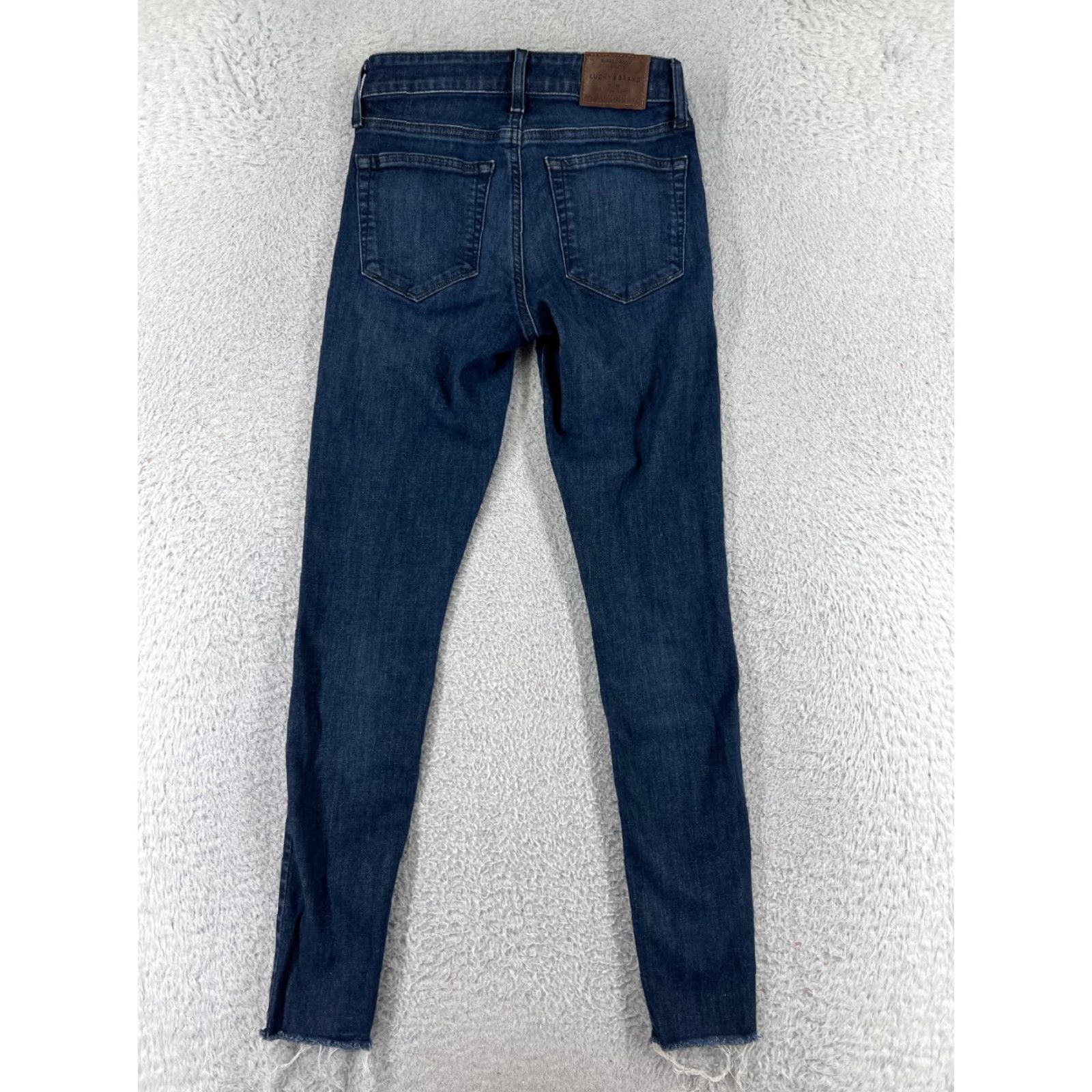 Lucky Brand Vintage Lucky Brand Womens Jeans Skinny Low Rise Denim Blue 2000s Tapered Cotton Size 24" / US 00 / IT 34 - 2 Thumbnail