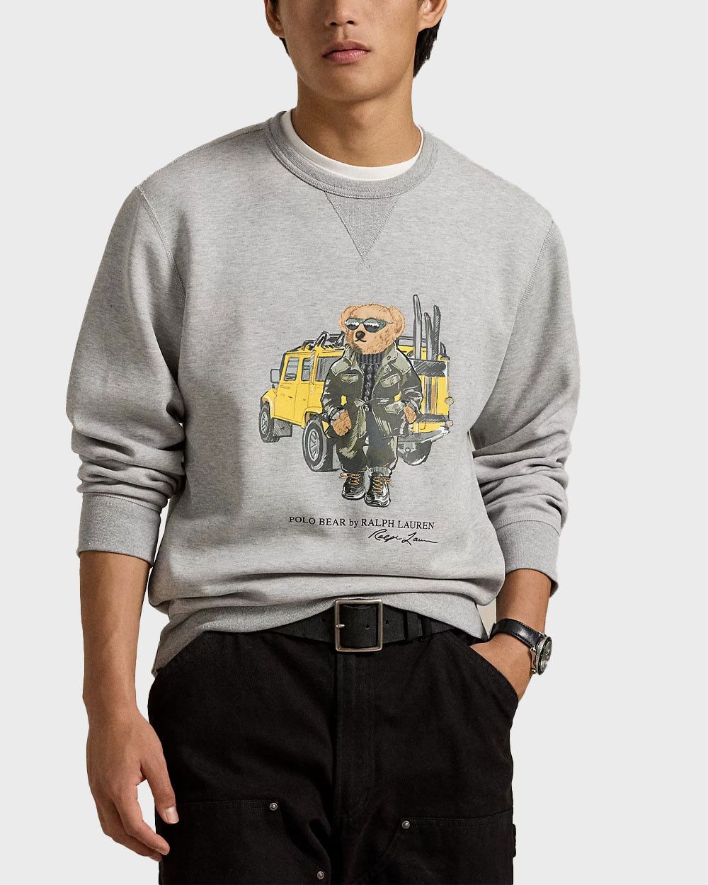 Polo Ralph Lauren o1s22i1n0125 Polo Bear Crewneck Sweatshirt in Grey Size US M / EU 48-50 / 2 - 1 Thumbnail