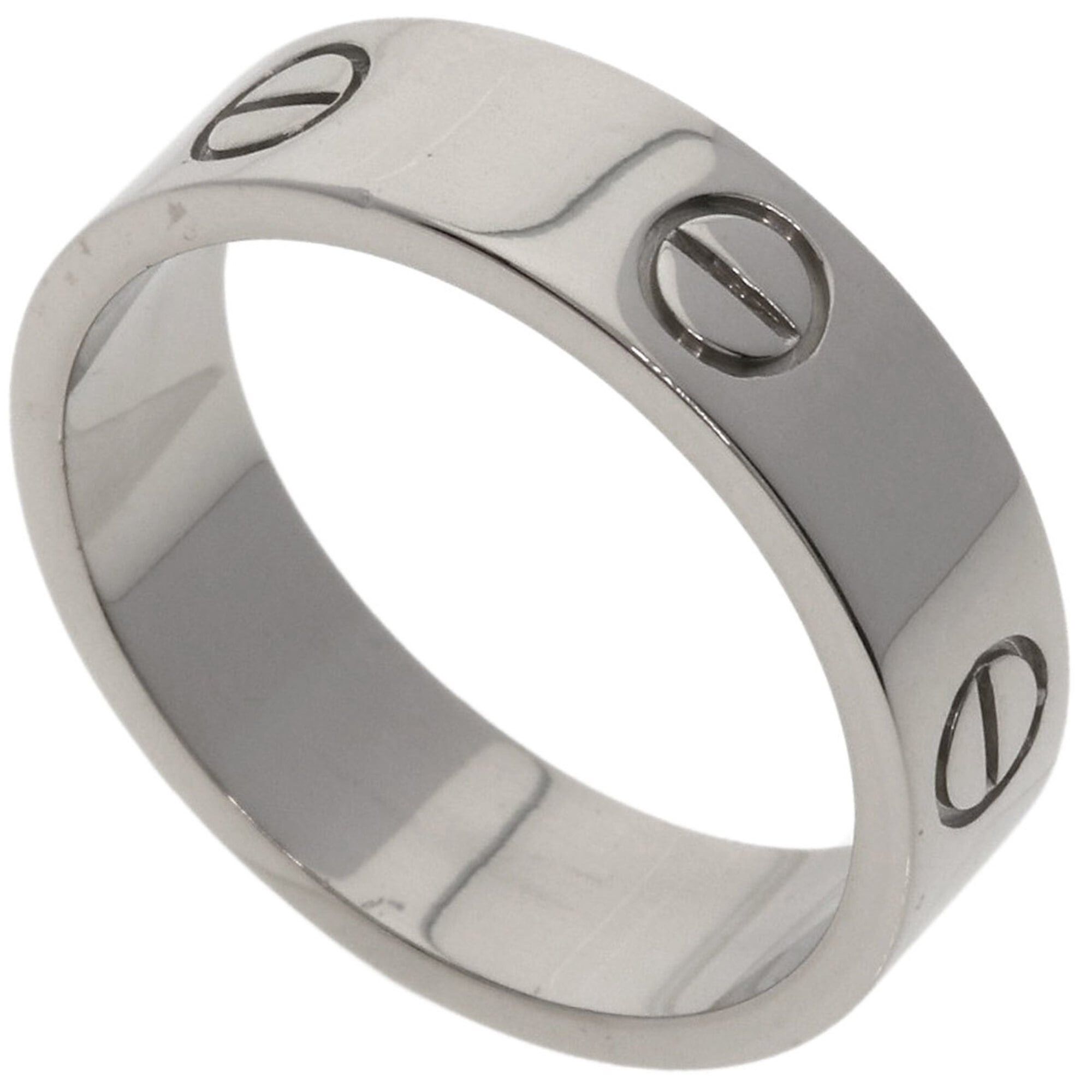Cartier Cartier Love Ring #60, 18K White Gold, Women's Ring, CARTIER Size ONE SIZE - 1 Thumbnail