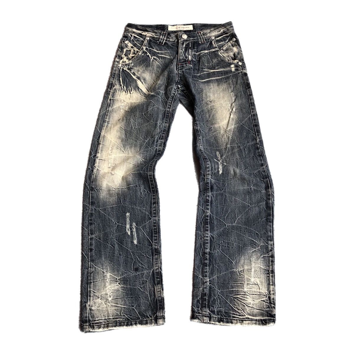 Japanese Brand Kello distressed fading jeans lgb if six was nine style Size US 32 / EU 48 - 1 Thumbnail