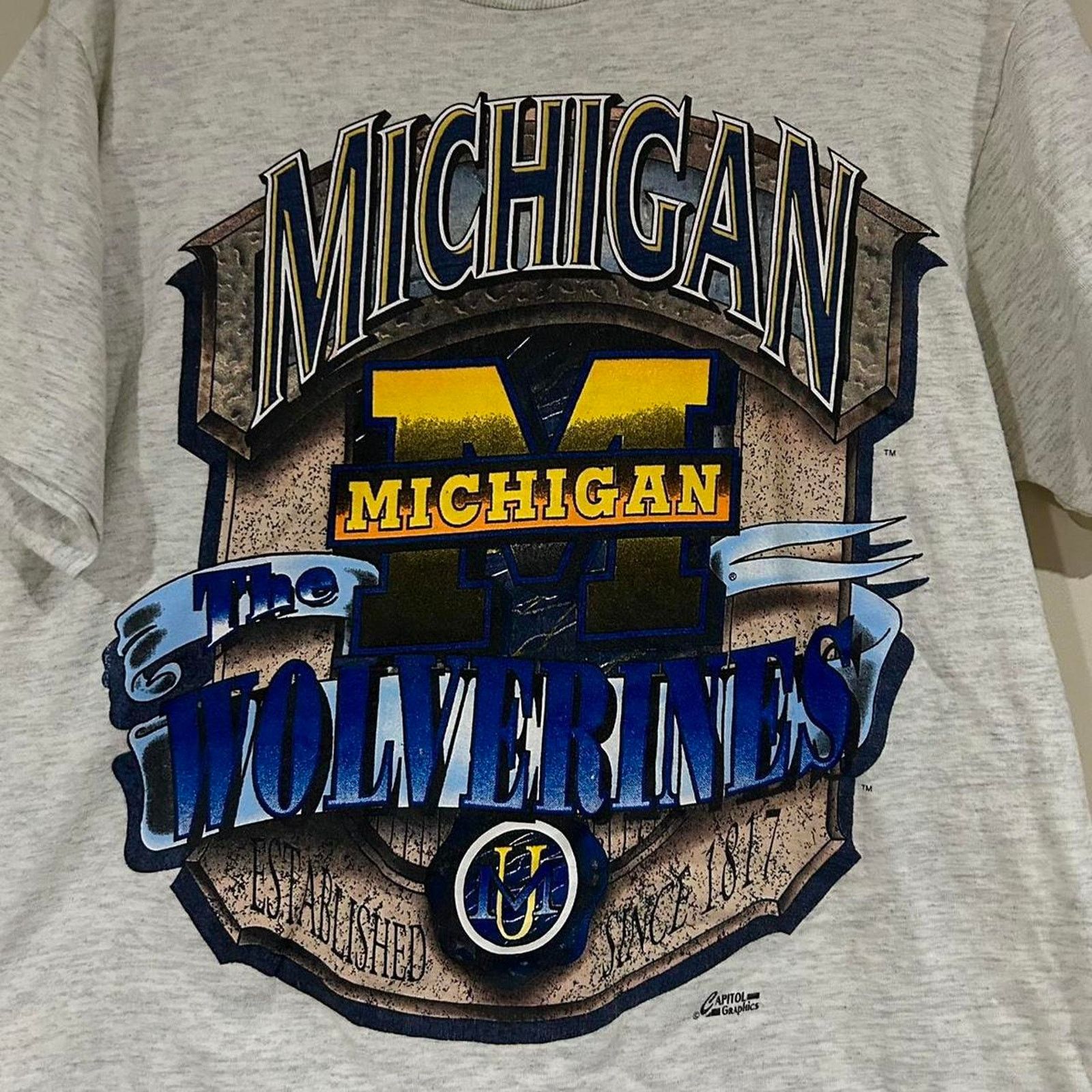 Other Vintage Michigan Wolverines Shirt Size US M / EU 48-50 / 2 - 2 Thumbnail