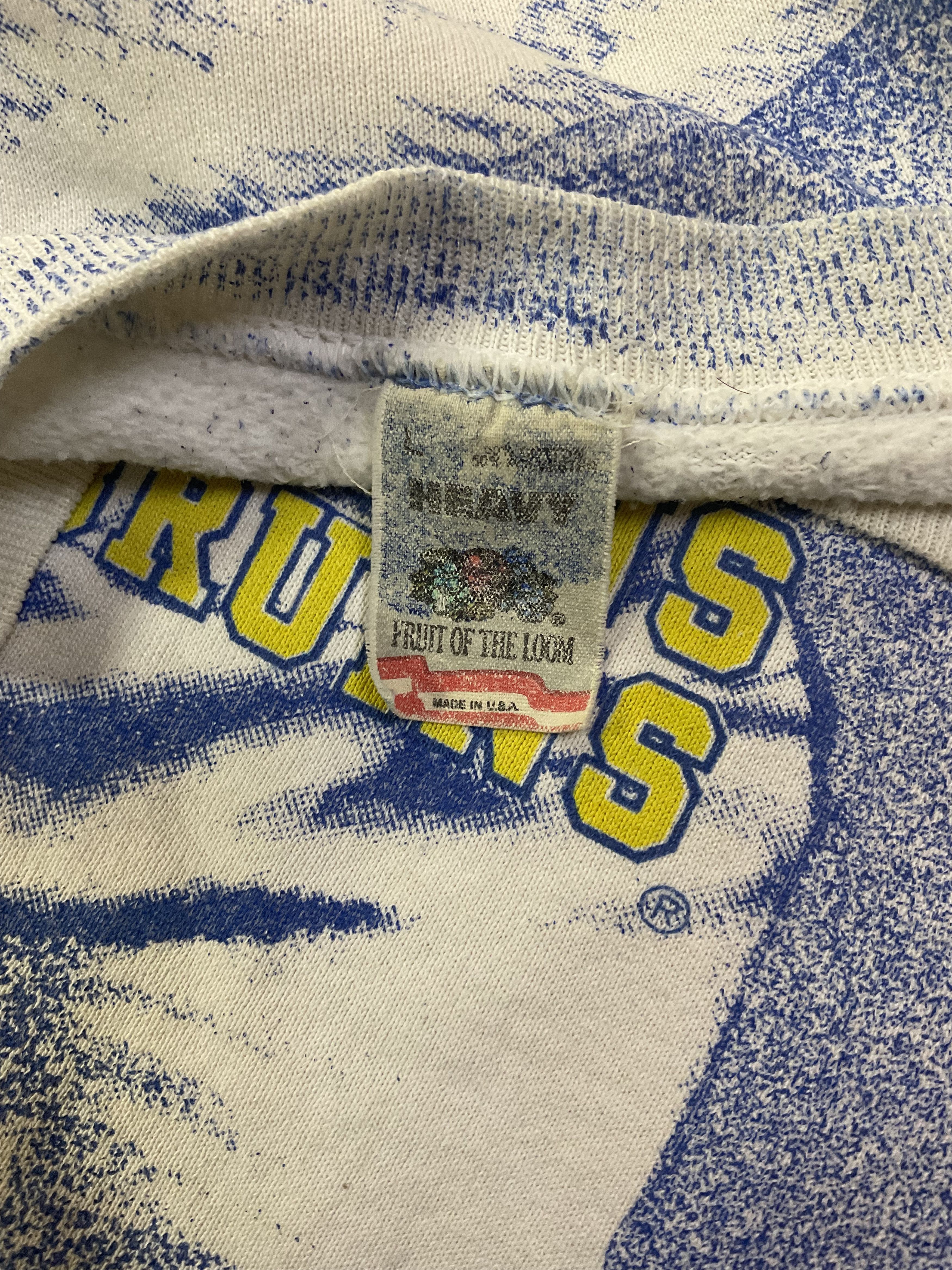 NCAA Vintage 90s UCLA Bruins Basketball All Over Print Sweatshirt Size US L / EU 52-54 / 3 - 4 Thumbnail