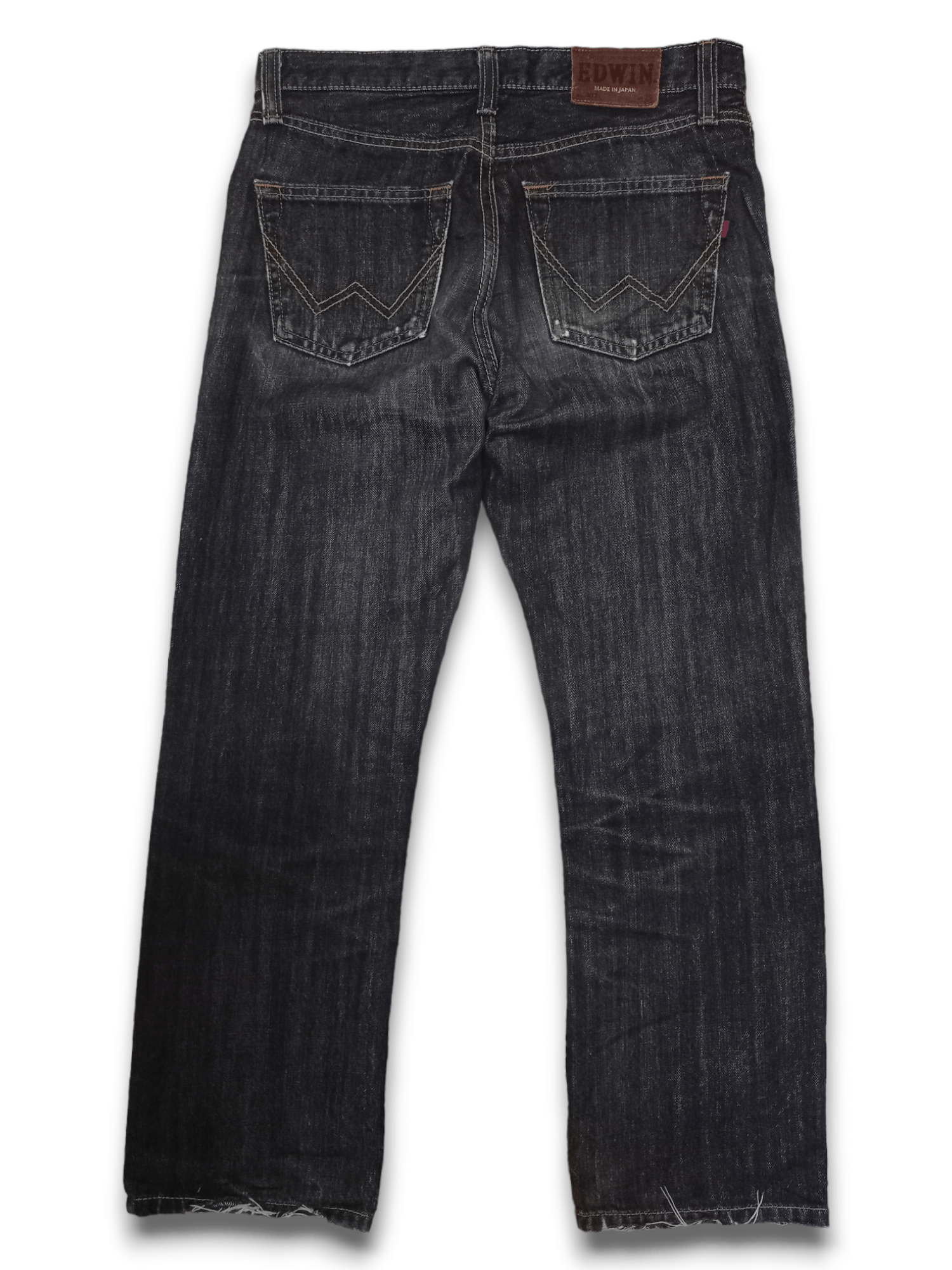 Edwin × Japanese Brand Vintage Japanese Edwin Washed Black Distressed Denim Size US 30 / EU 46 - 2 Thumbnail
