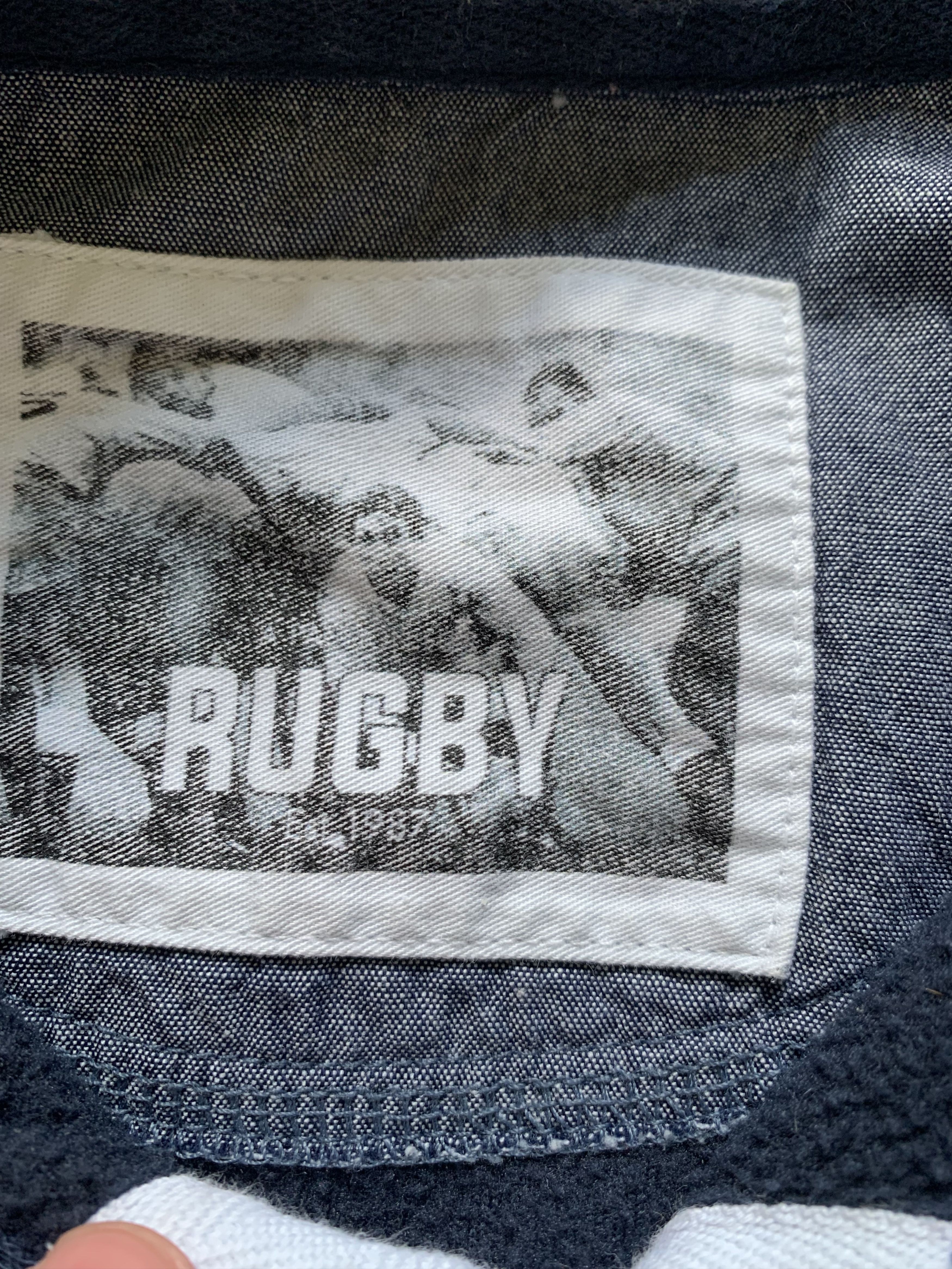 Cotton Traders × Vintage Cotton Traders Rugby Blue Fleece Polo Sweatshirt Size US L / EU 52-54 / 3 - 7 Thumbnail