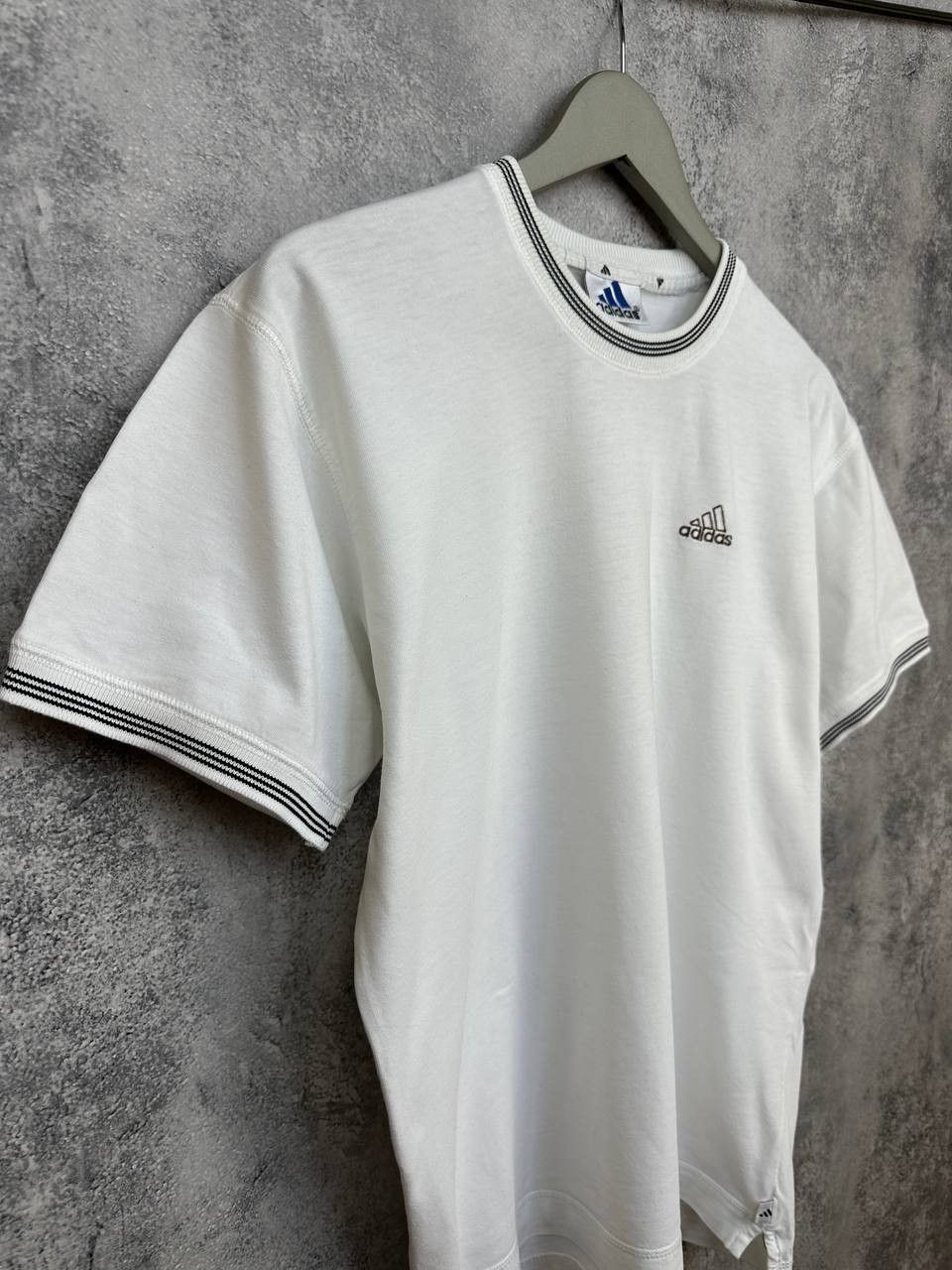 Adidas Adidas Vintage Retro Ringer T-Shirt White Small Logo Size US S / EU 44-46 / 1 - 3 Thumbnail