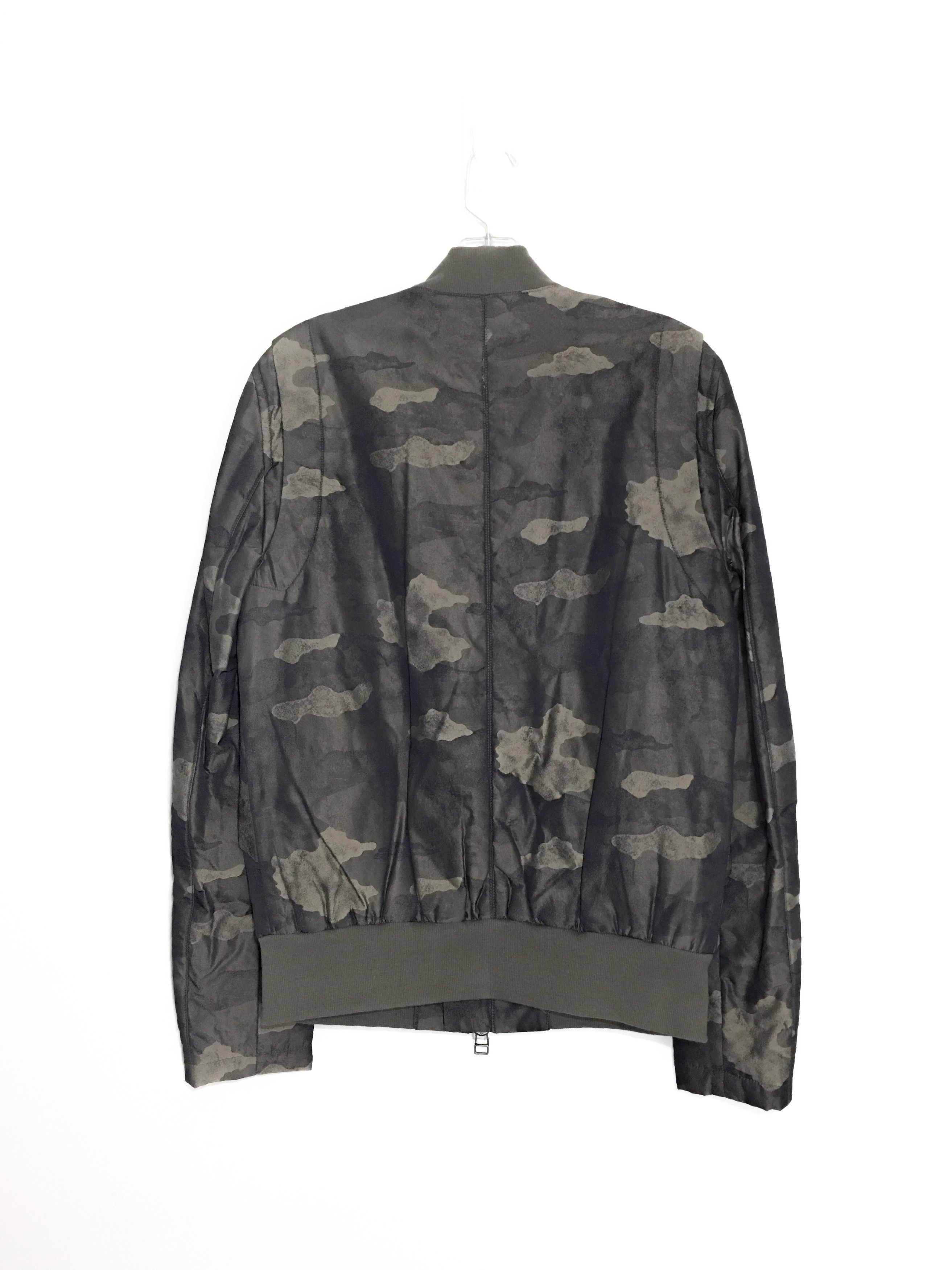 Helmut Lang Helmut Lang Olive Slate Camo Print Technical Bomber Jacket Size US XS / EU 42 / 0 - 7 Thumbnail