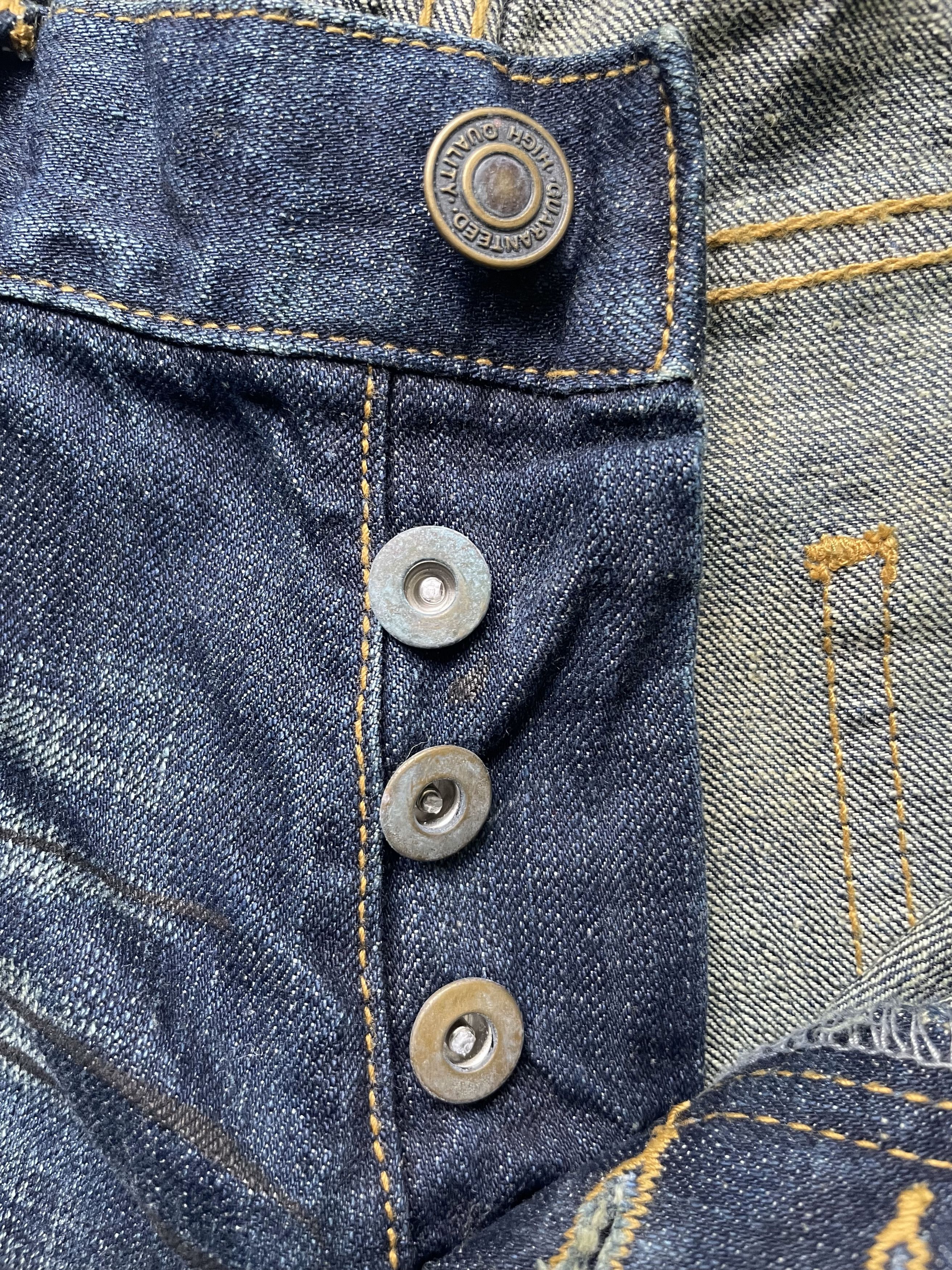 Japanese Brand Seil Flare Distresed Denim Size 31" - 13 Thumbnail
