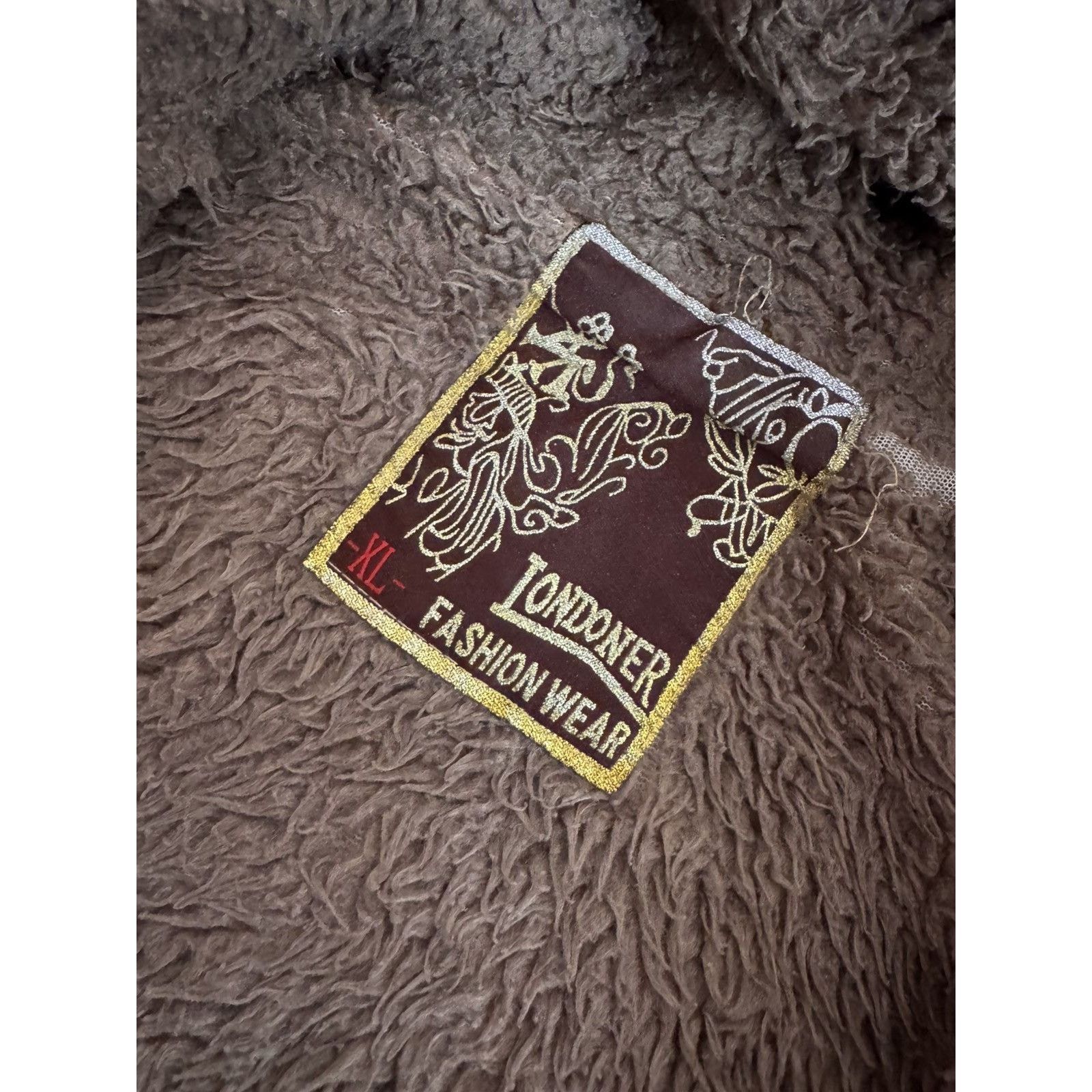 Vintage Y2K Vintage Fear Wing Sunfaded Fur Hoodie Size US L / EU 52-54 / 3 - 8 Thumbnail
