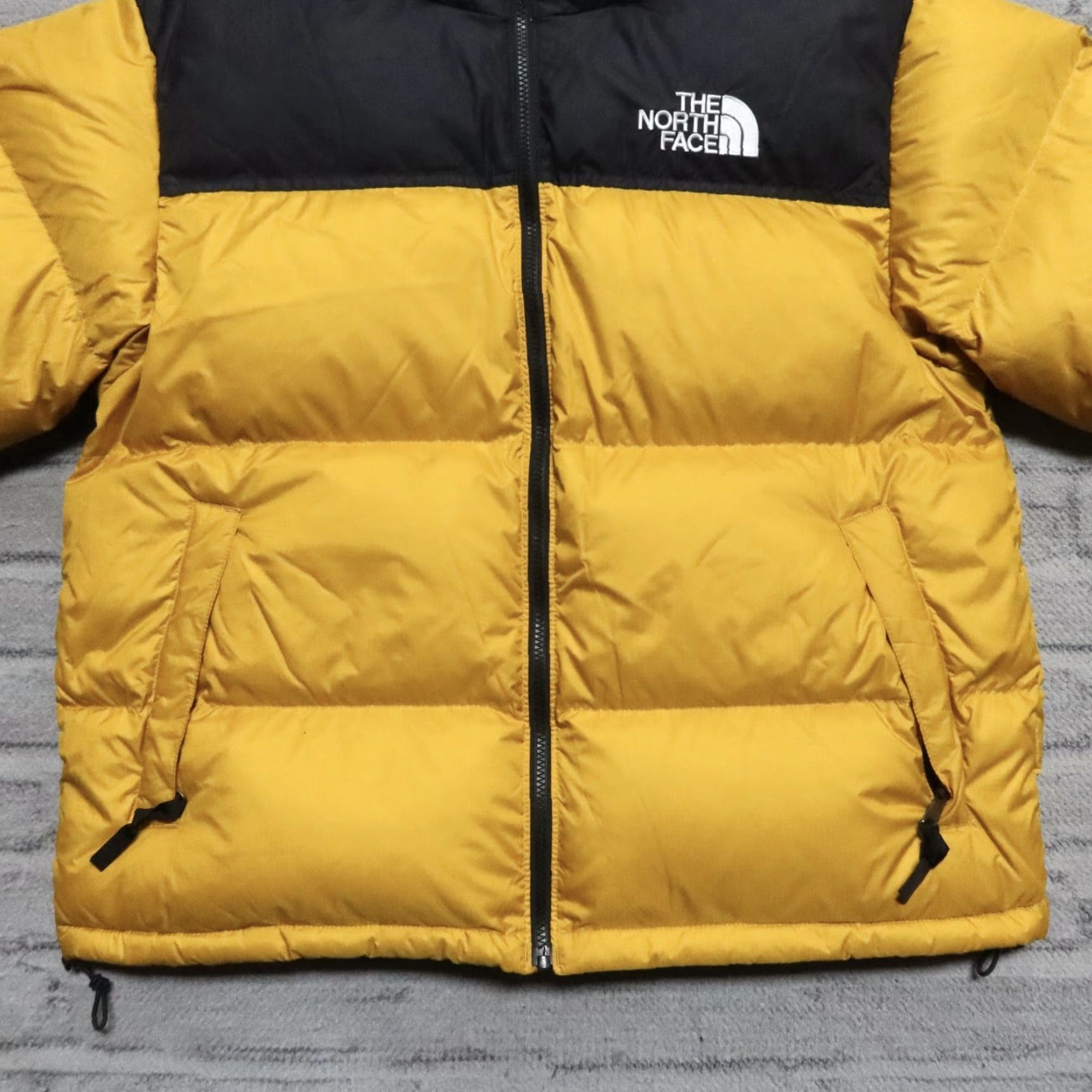 The North Face 1996 North Face Nuptse Quilted Down Jacket Mens L Mustard Yellow Size US L / EU 52-54 / 3 - 3 Thumbnail