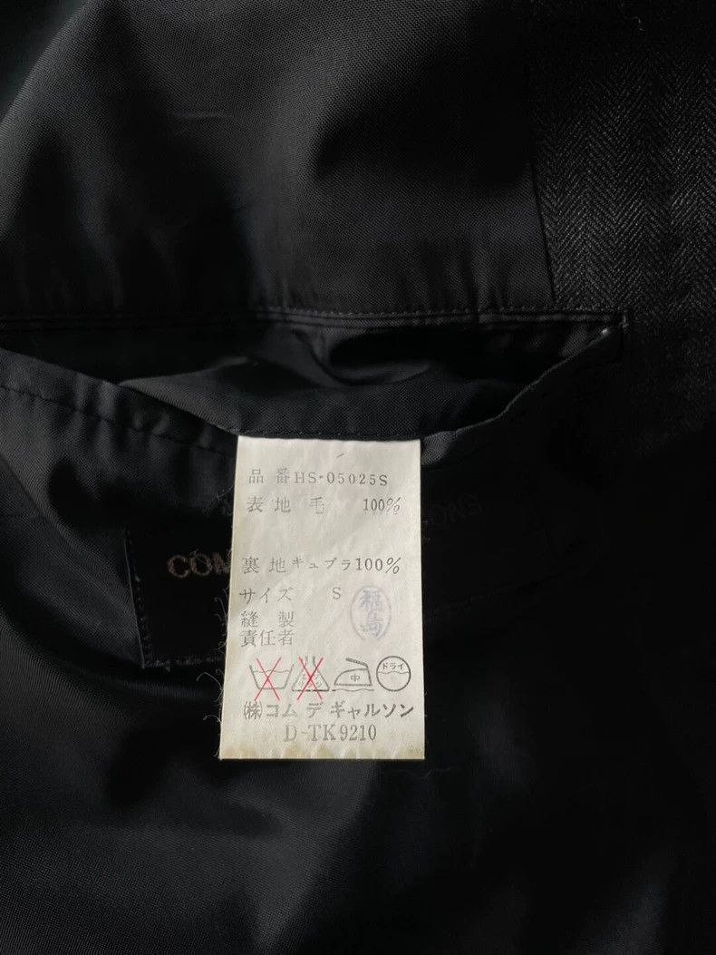 Comme des Garcons Comme des Garçons size s Striped dark grey black blazer su Size 36R - 5 Thumbnail