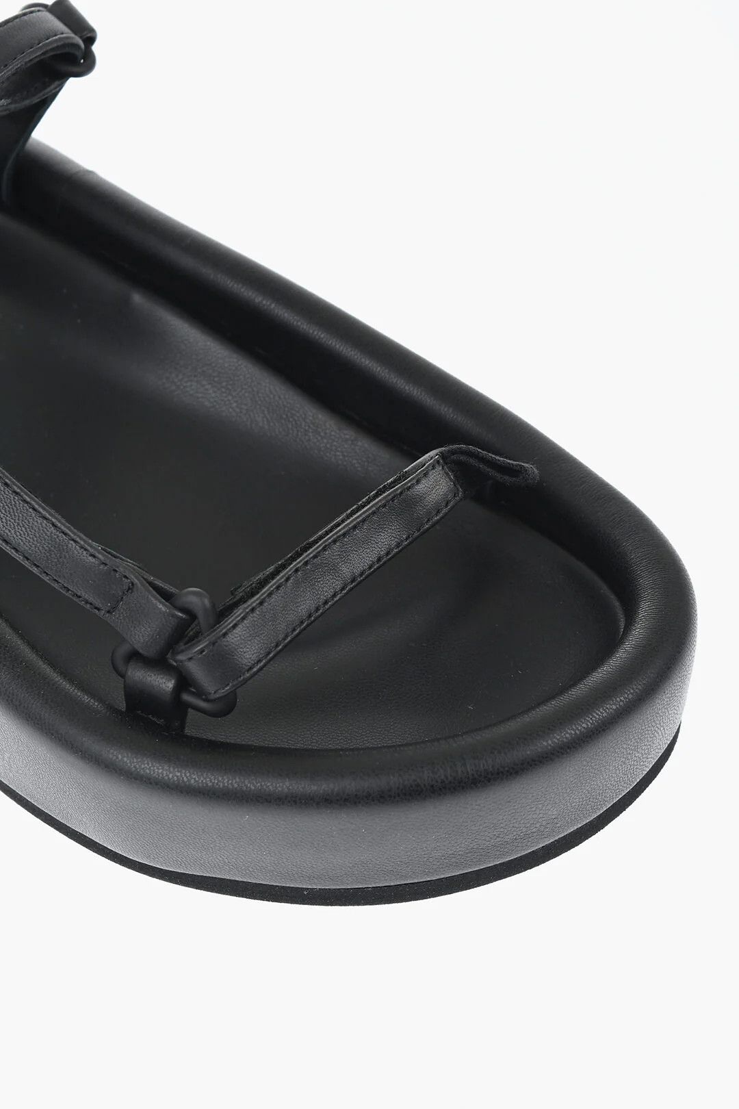 Maison Margiela og1mm0426 Leather Sandals in Black Size US 11 / IT 41 - 4 Thumbnail
