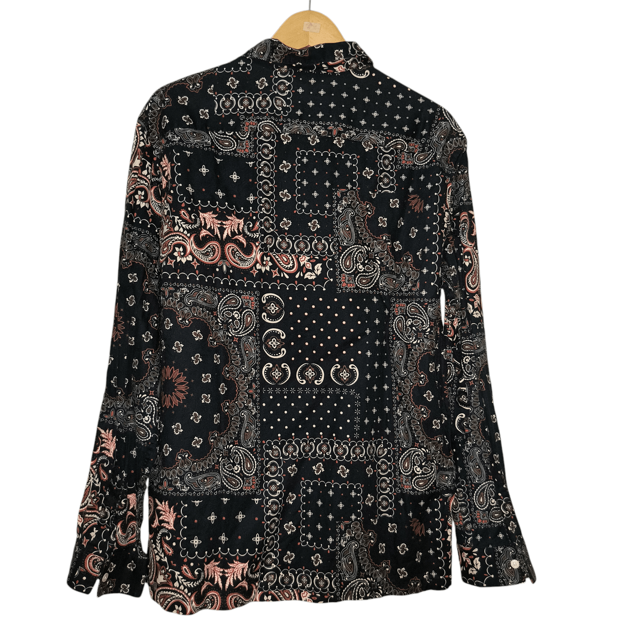 Japanese Brand 8seconds Paisley Bandana Shirts Size US XL / EU 56 / 4 - 5 Thumbnail