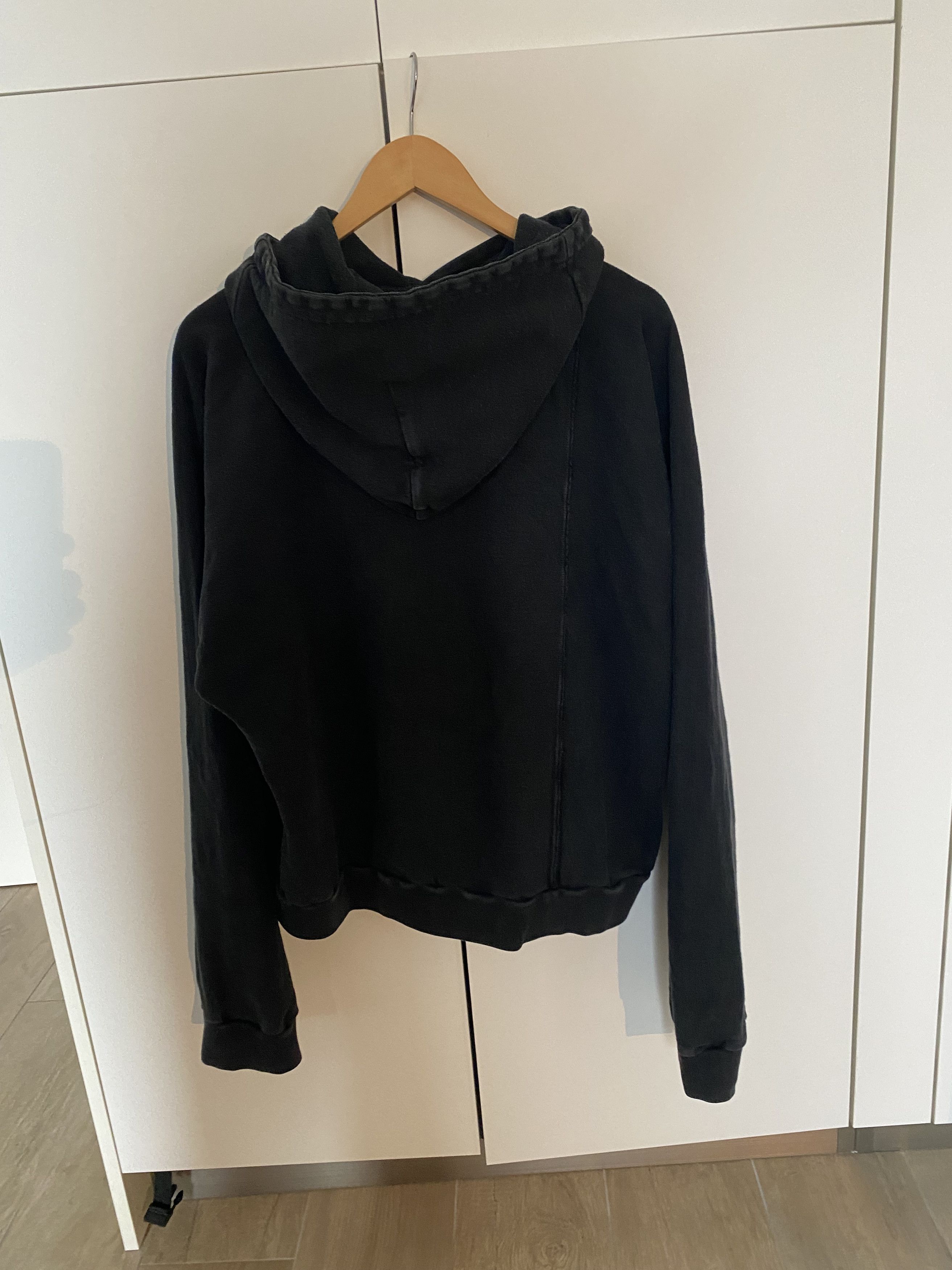 Unsound Rags Unsound Black 1⁄3rd Seam Hooded Sweatshirt Size US L / EU 52-54 / 3 - 3 Thumbnail