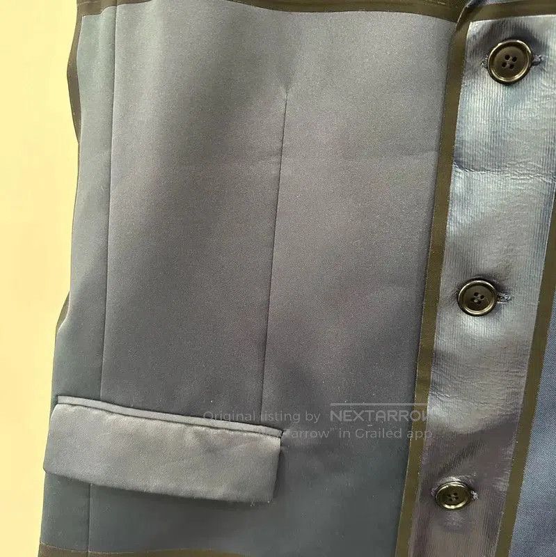 Dior Dior XS Navy Silk Men's Vest . Size US XS / EU 42 / 0 - 3 Thumbnail