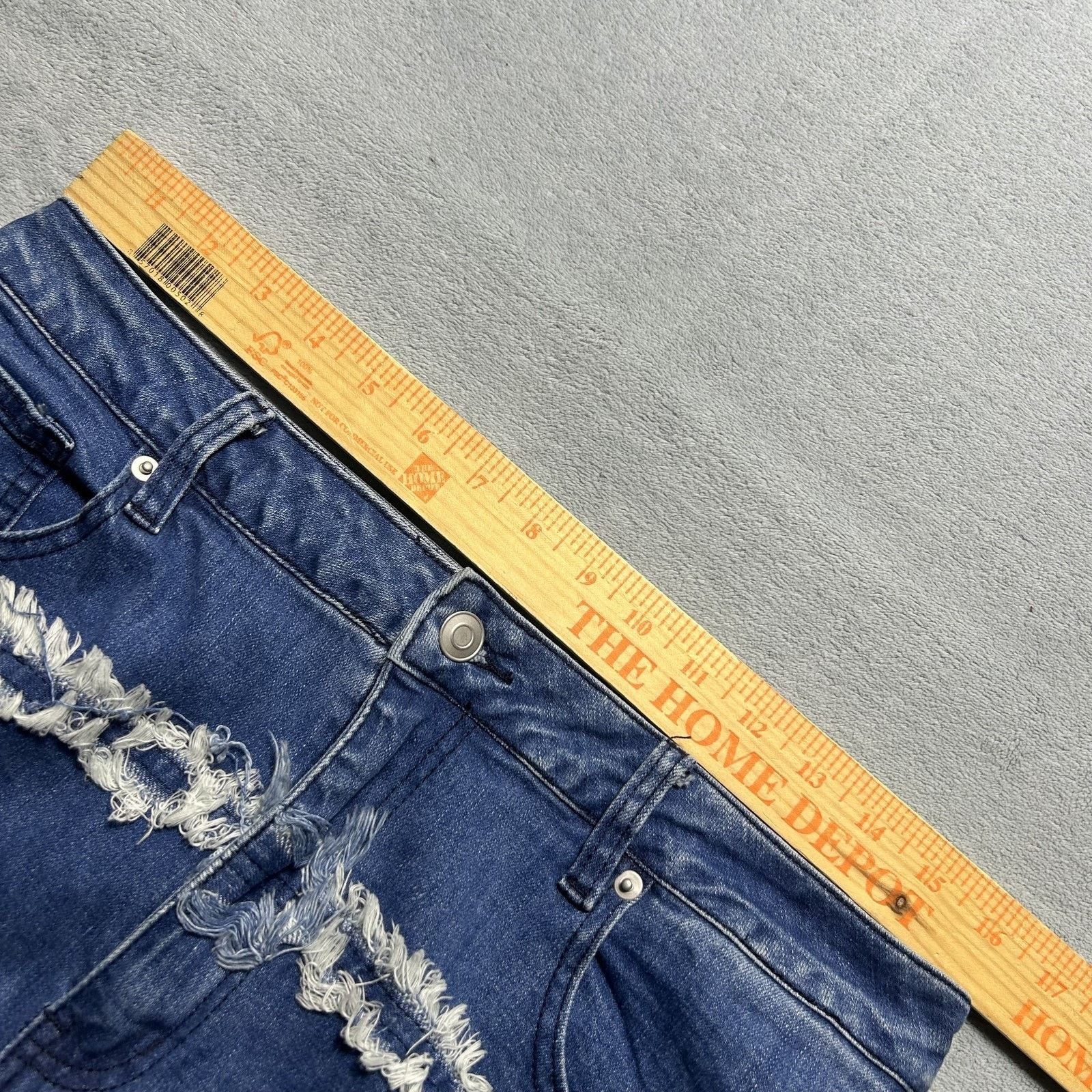 Rockstar Games Patchwork Beyond Baggy Stacked Jeans sz 15 32x33 Hamilton Size 32" / US 10 / IT 46 - 9 Thumbnail
