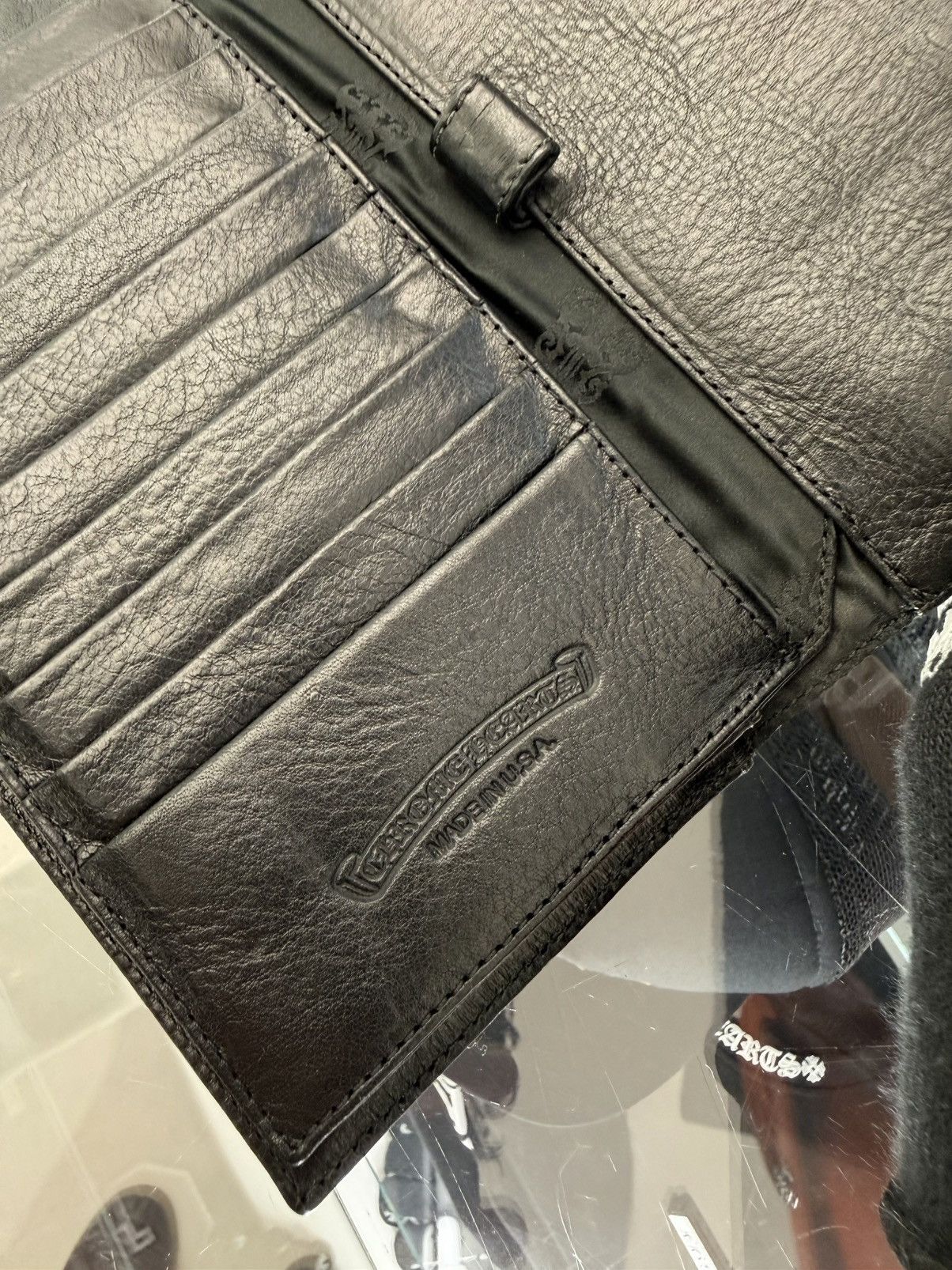 Chrome Hearts Chrome Hearts Leather Wallet Black Size ONE SIZE - 4 Thumbnail