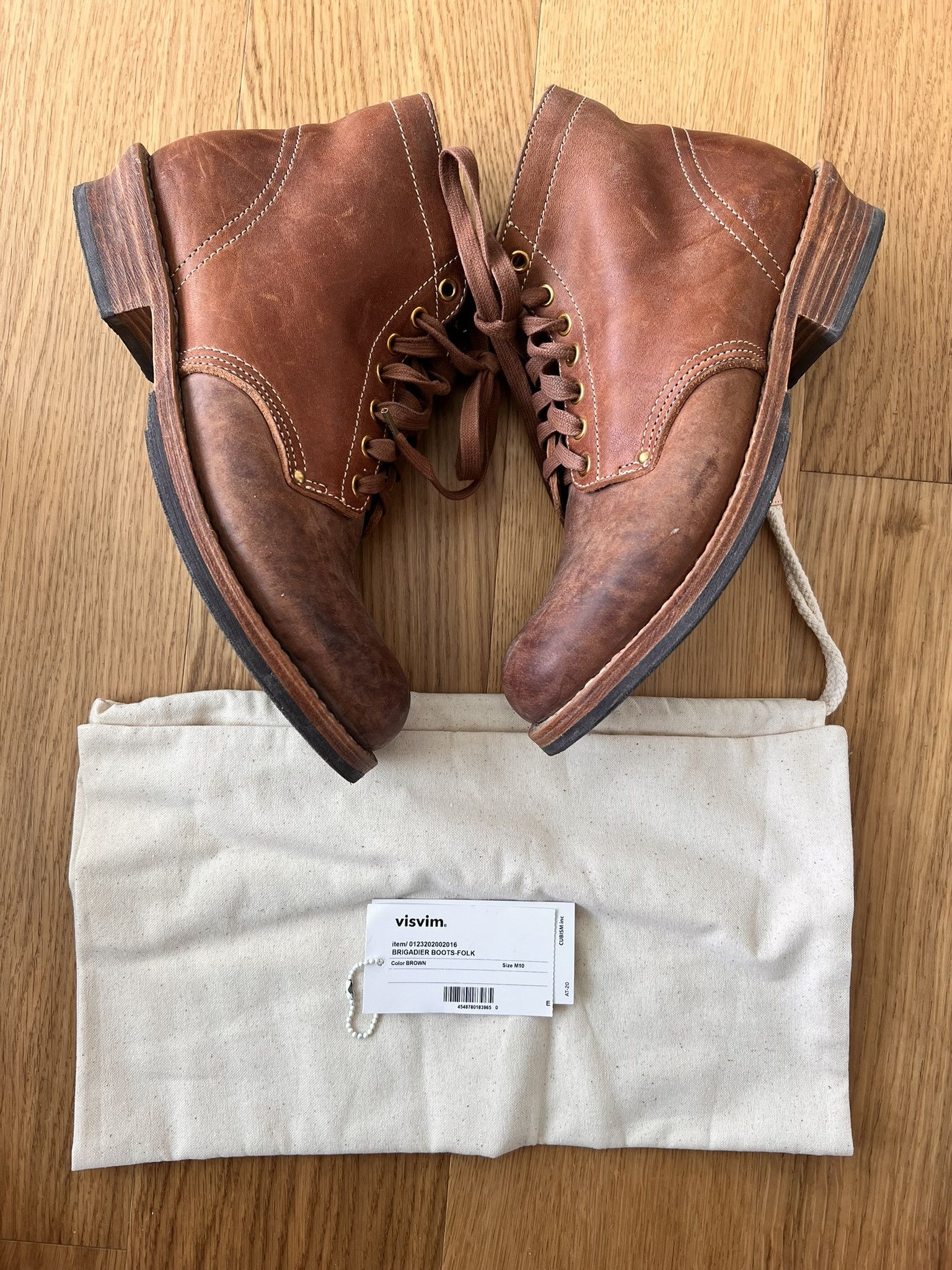 Visvim Visvim 23ss T.W.O Boots-Folk two M8.5 Sand | Grailed