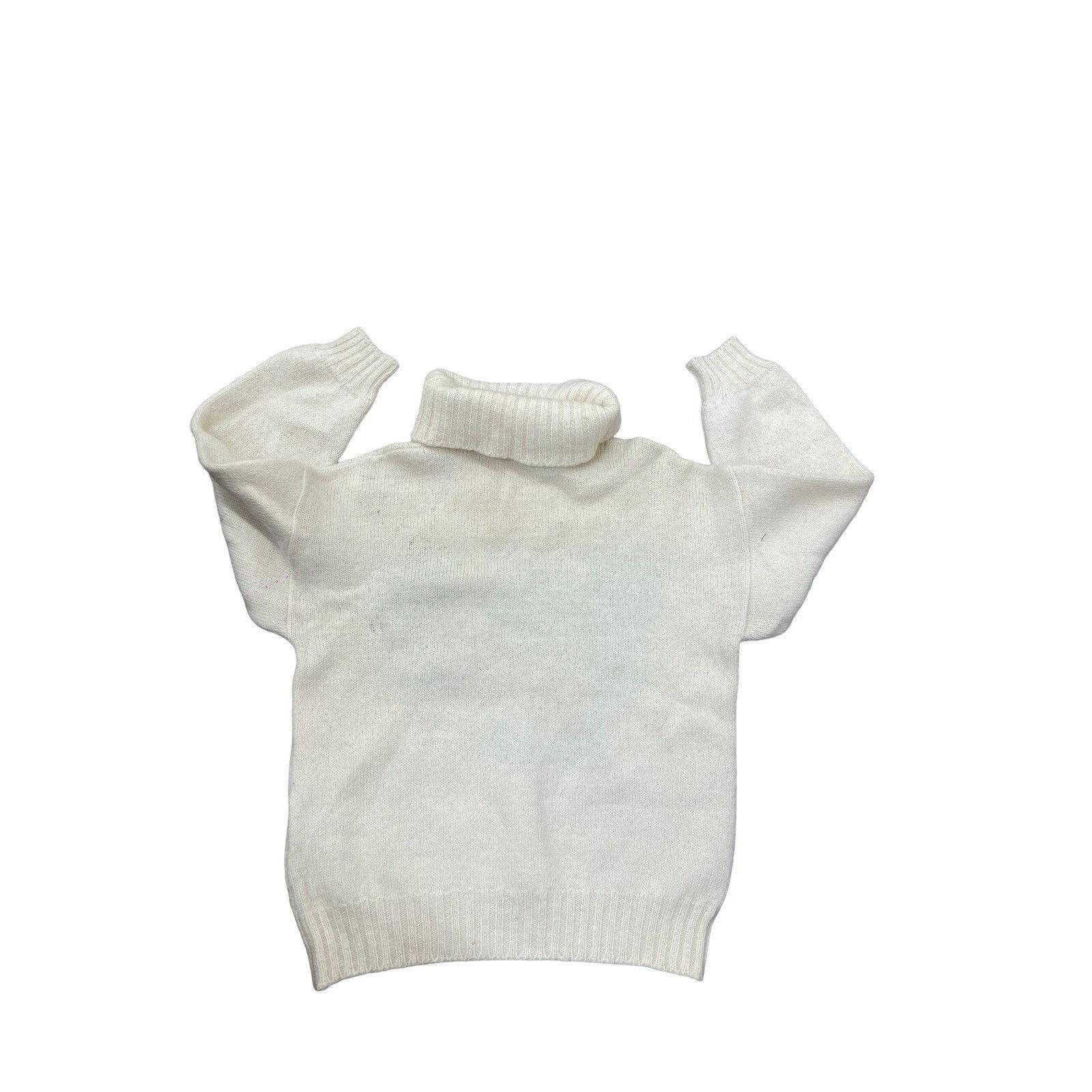 Kansai Yamamoto Kansai Yamamoto '70s Faces Logo Turtleneck Sweater Size M / US 6-8 / IT 42-44 - 4 Thumbnail