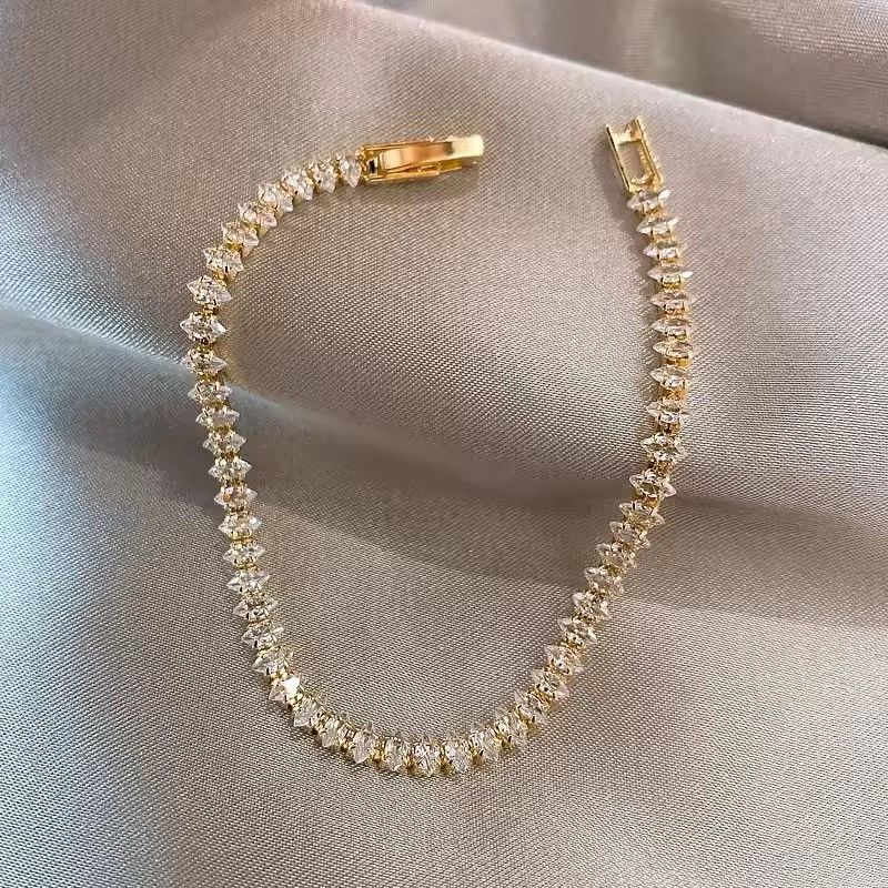 Other Rhinestone Marquise Charm Tennis Bracelet Size ONE SIZE - 1 Thumbnail