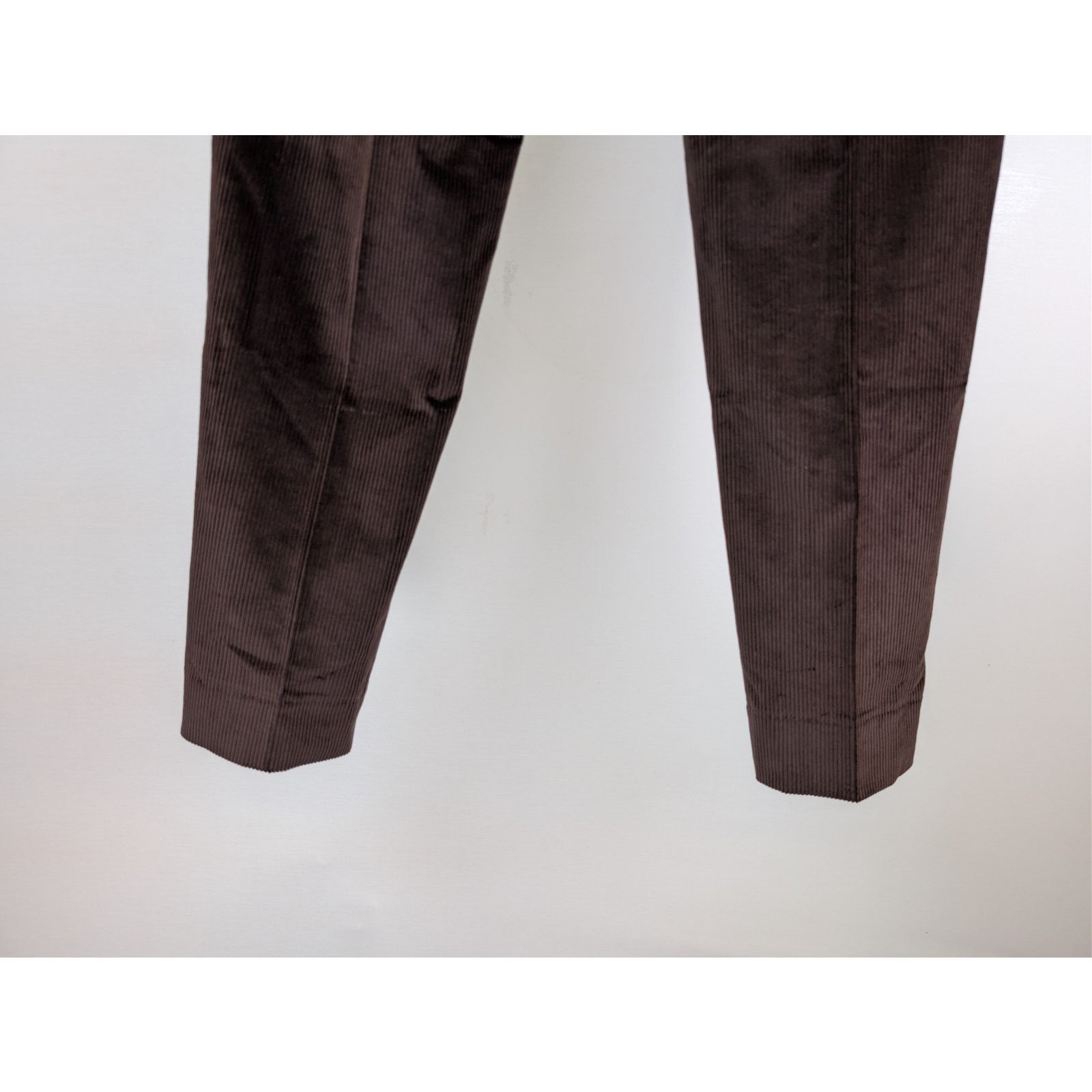 Canali o1rshd1 CC20 Corduroy Stretch Cotton Pants in Chocolate Size US 32 / EU 48 - 13 Thumbnail