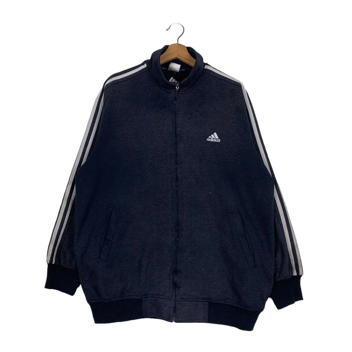 Adidas ADIDAS Embroidery Small Logo Track Top Sweater #0566-C26 Size US XXL / EU 58 / 5 - 1 Thumbnail