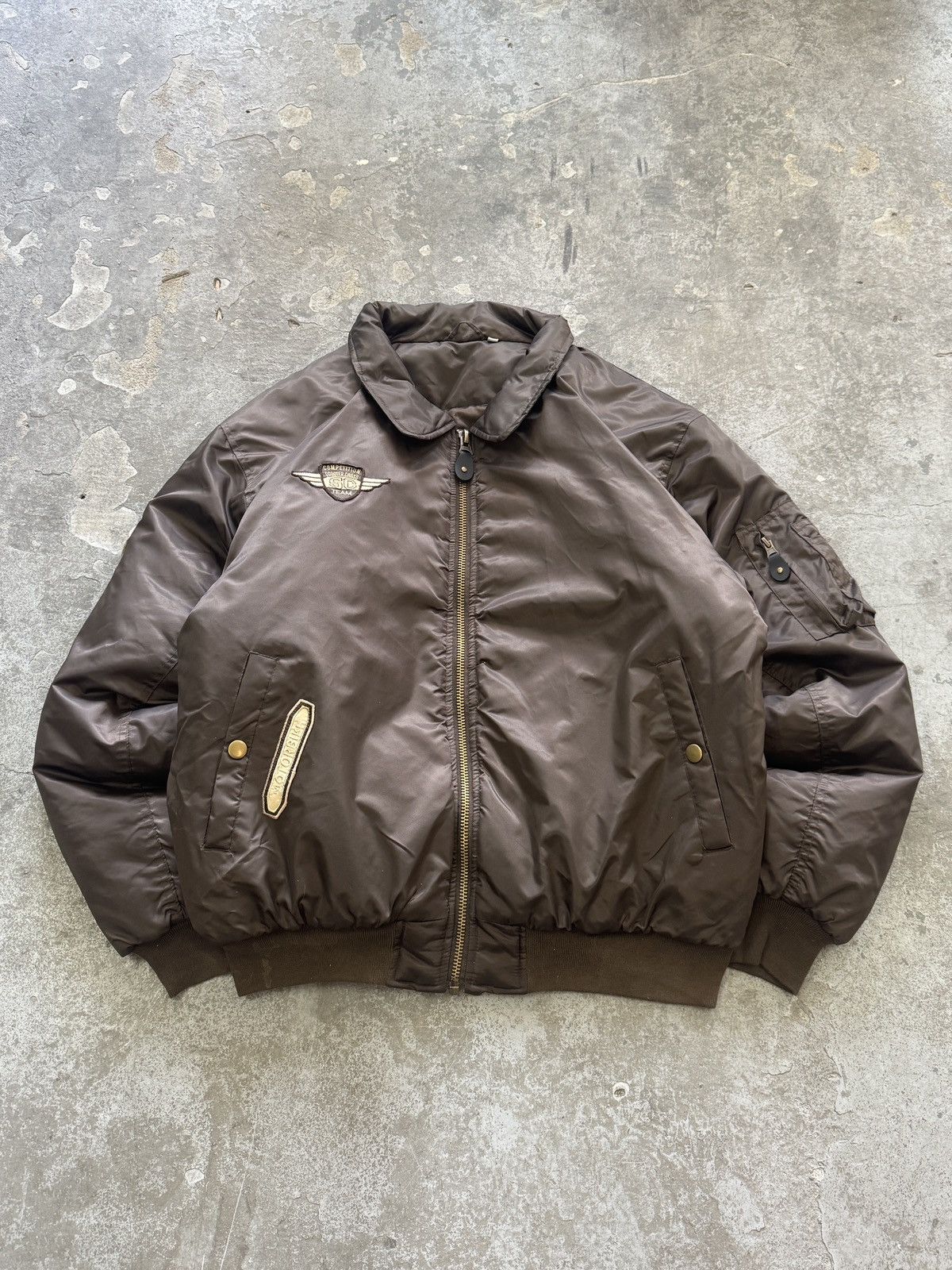 Vintage Vintage Avant Garde Opium y2k CWU-45 Bomber Jacket Size US XL / EU 56 / 4 - 1 Thumbnail