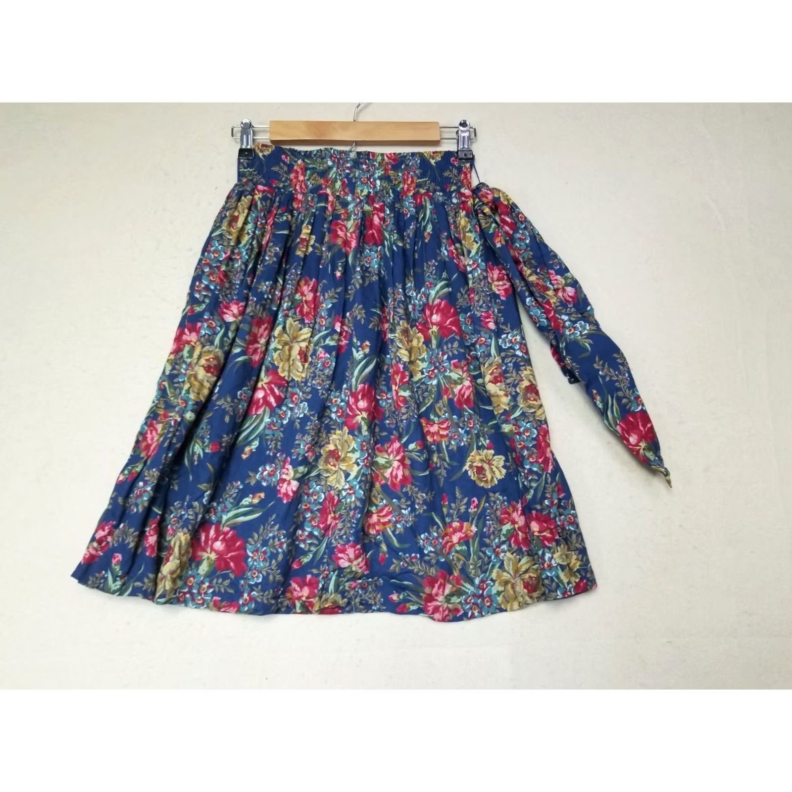 Vintage Vintage Susan Bristol Skirt Floral Tropical Print Belted Womens Size 4 USA Made - High-Rise Casual Party Size 27" / US 4 / IT 40 - 2 Thumbnail